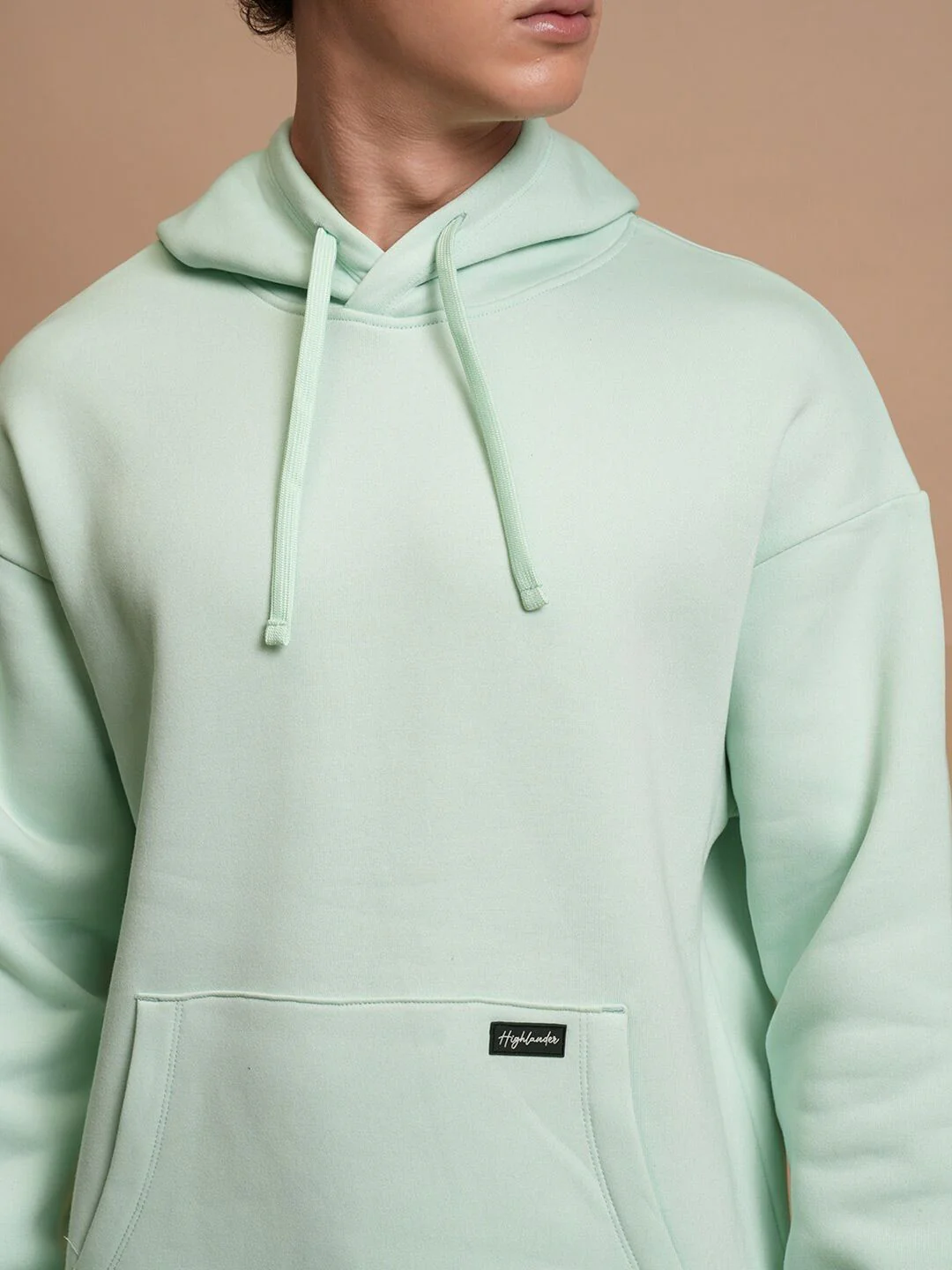HIGHLANDER Oversized Drop Shoulder Hooded Pullover Sweatshirt - Image 2