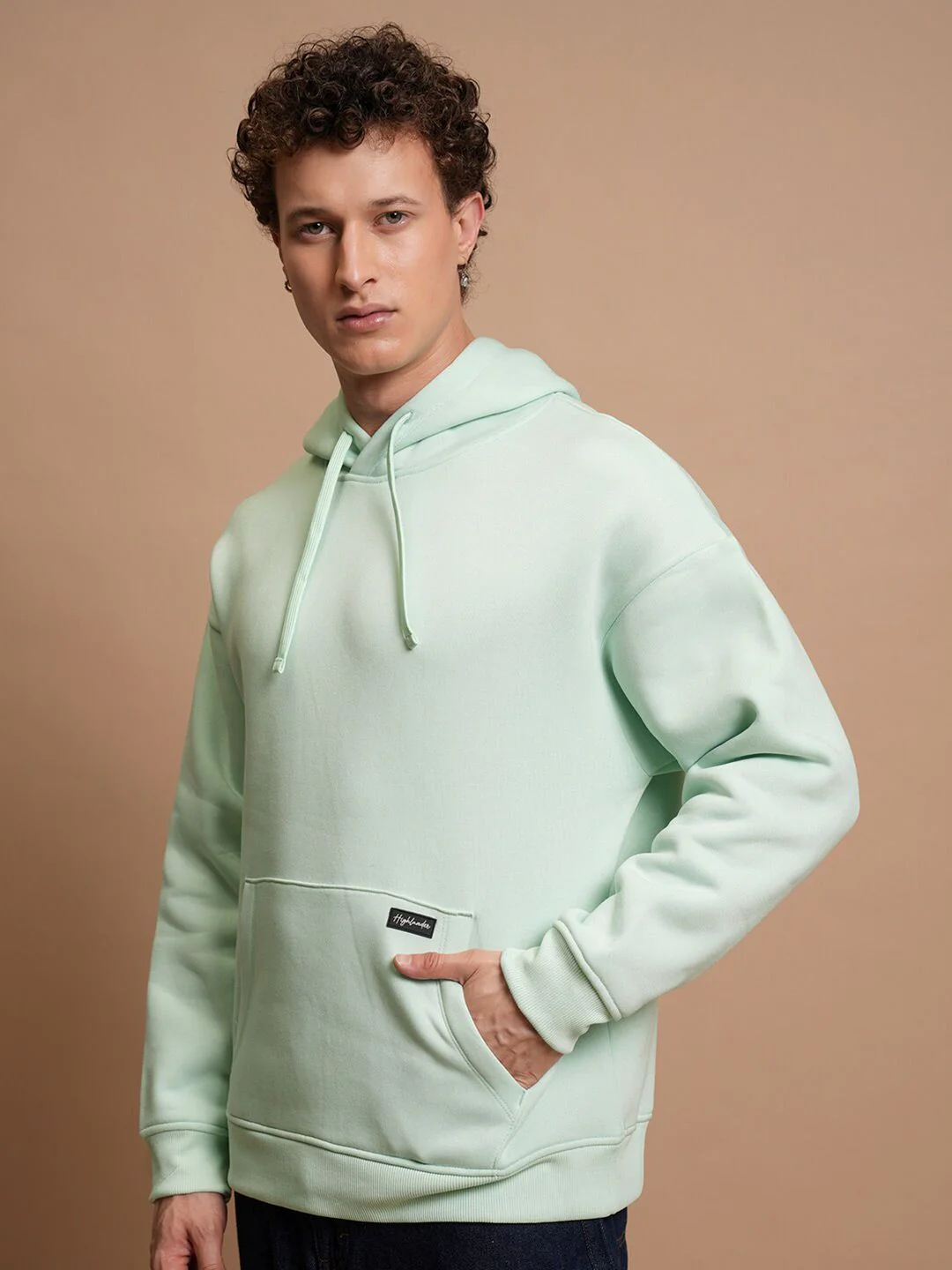 HIGHLANDER Oversized Drop Shoulder Hooded Pullover Sweatshirt - Image 5