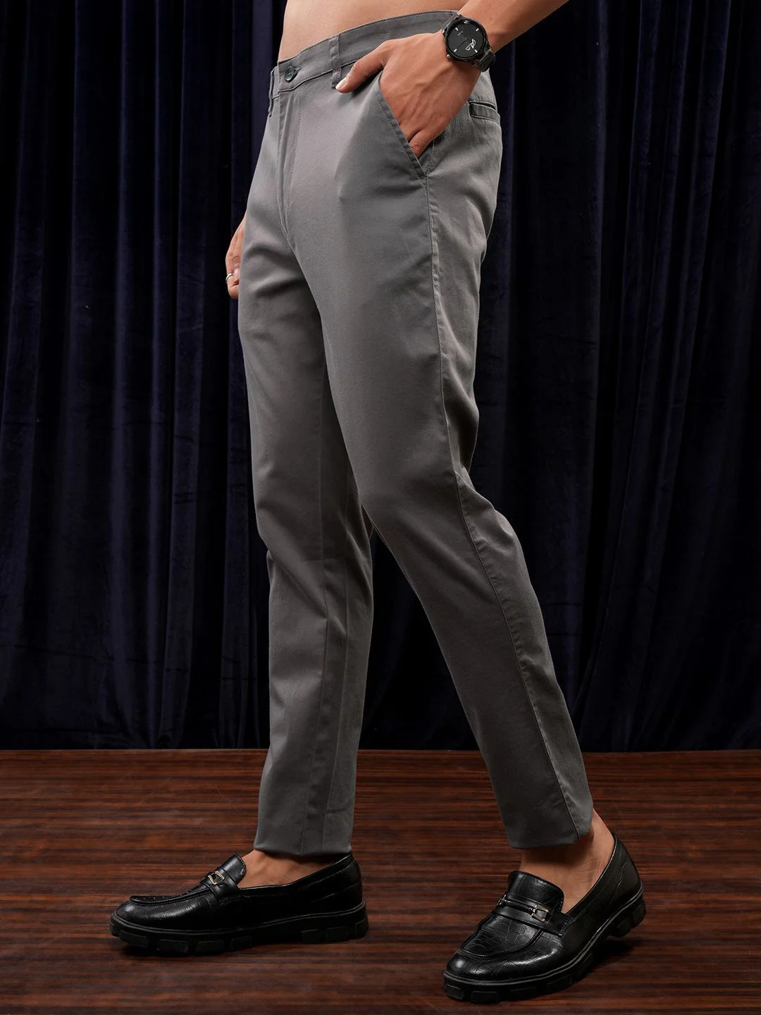 HIGHLANDER Premium Satin Chino Trousers - Image 3