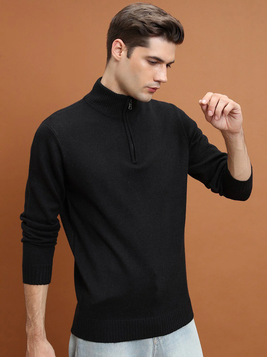 HIGHLANDER Turtle Neck Acrylic Pullover - Image 3
