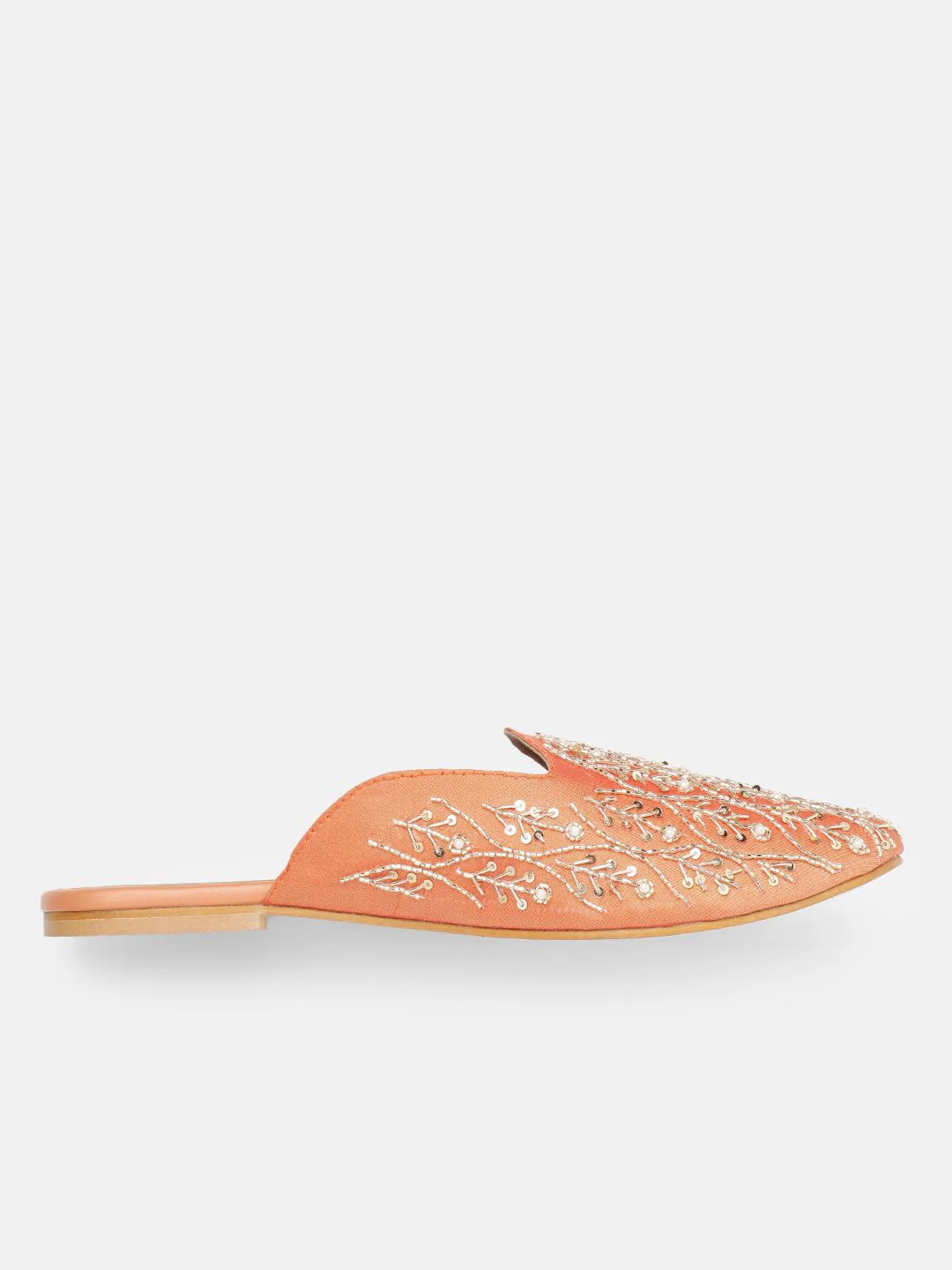 House of Pataudi Embellished Ethnic Mules - Image 3