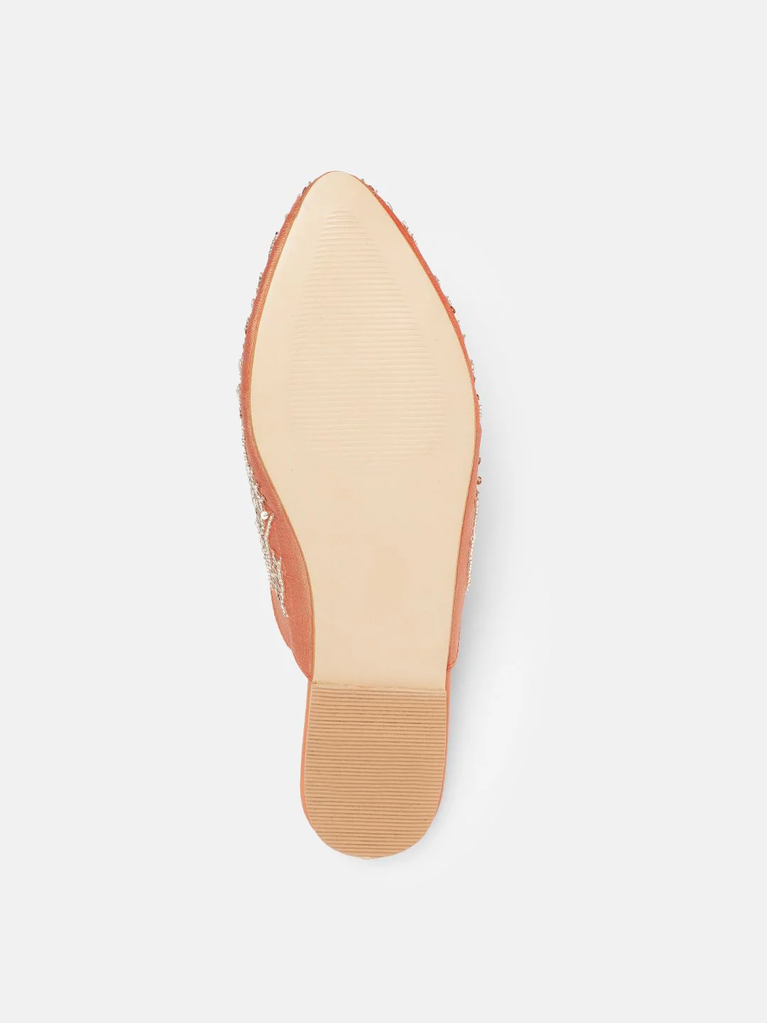 House of Pataudi Embellished Ethnic Mules - Image 5