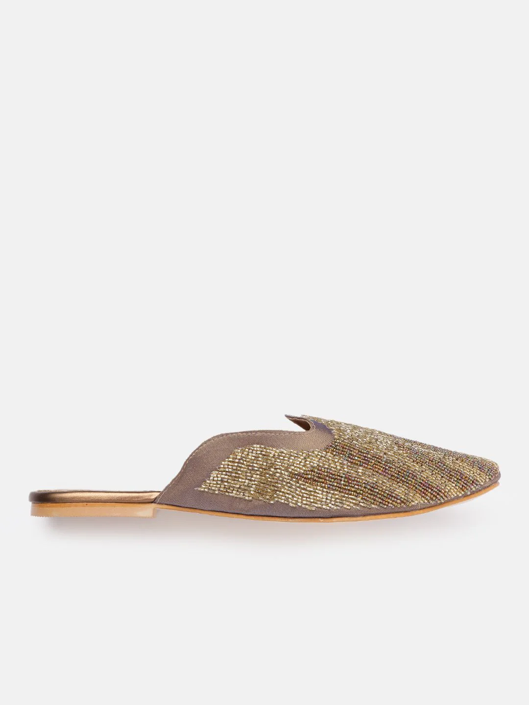 House of Pataudi Embellished Mules - Image 3