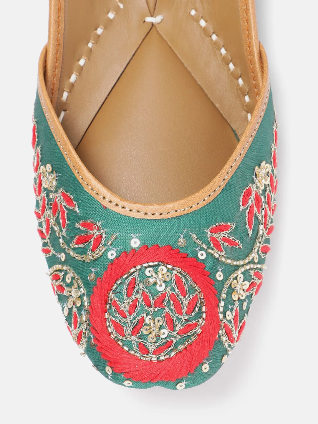 House of Pataudi Floral Embroidered Mojaris - Image 6