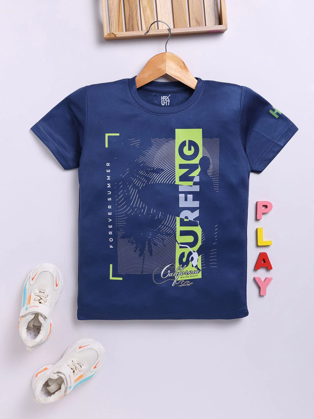 HRX by Hrithik Roshan Boys Graphic Printed T-shirt