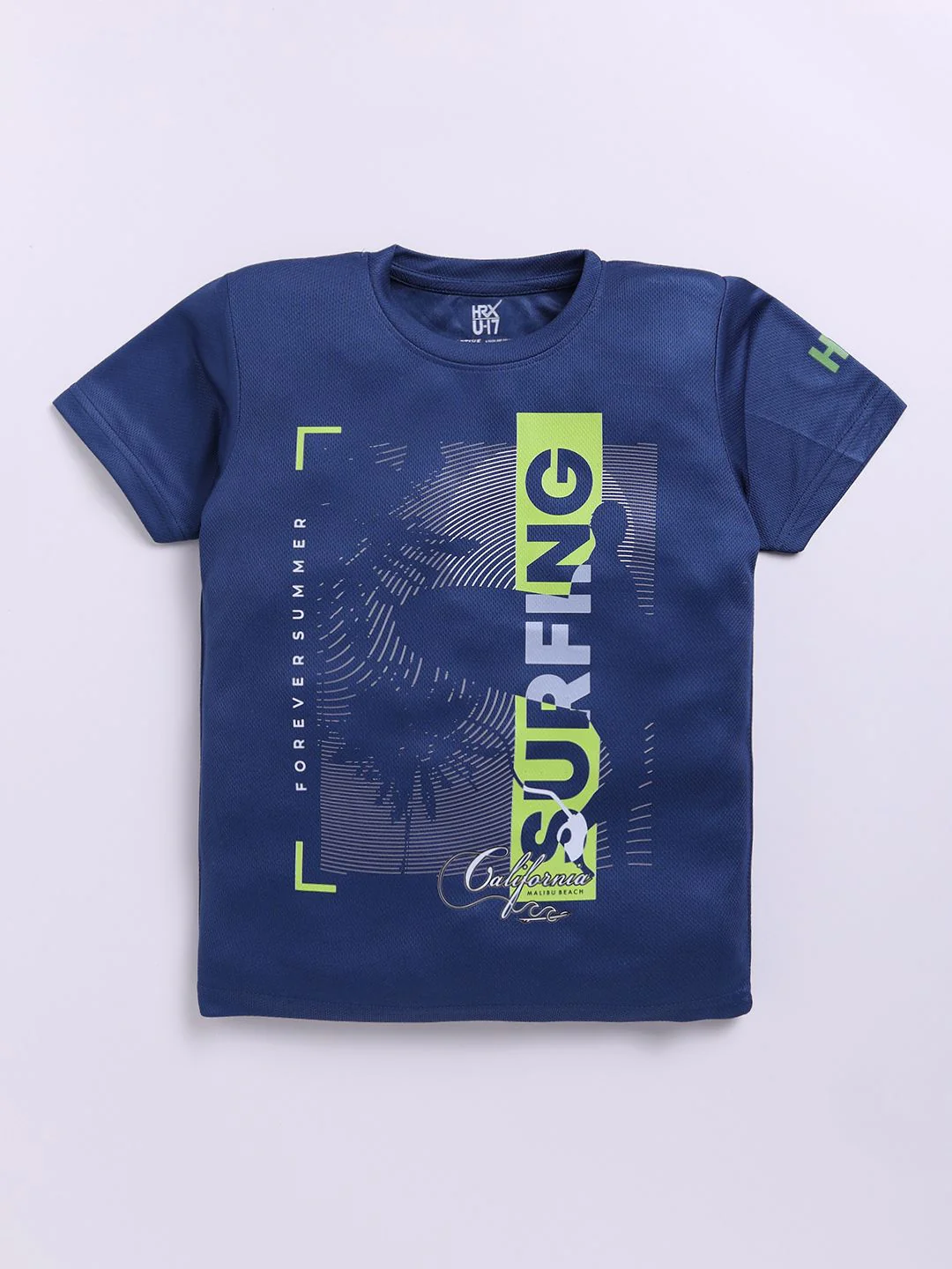 HRX by Hrithik Roshan Boys Graphic Printed T-shirt - Image 2