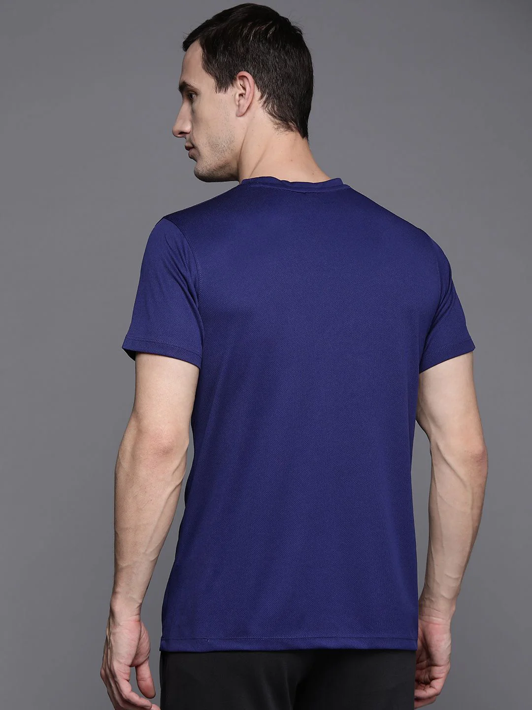 HRX by Hrithik Roshan Brand Logo Printed Running T-shirt - Image 5