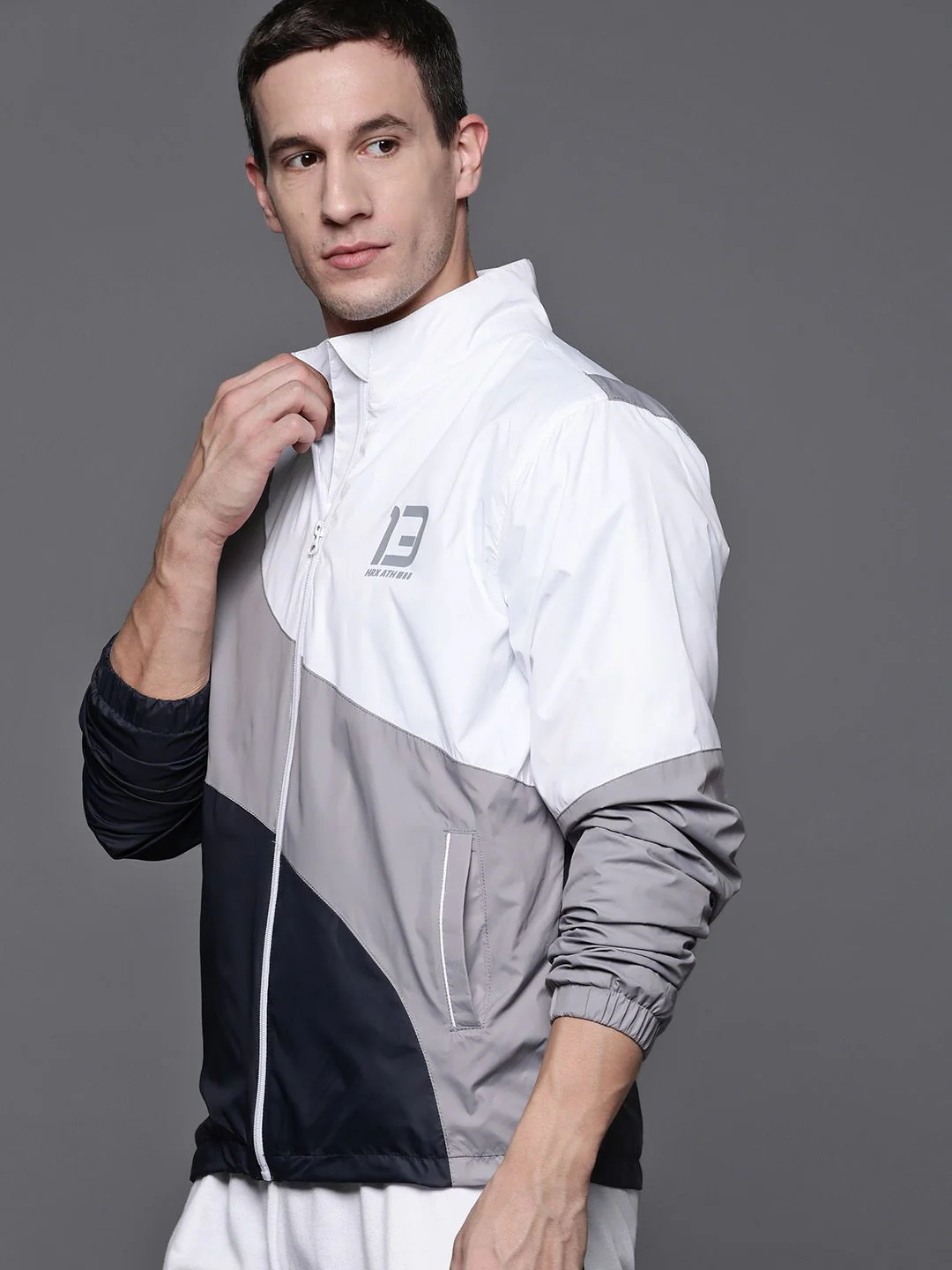 HRX by Hrithik Roshan Colourblocked Lifestyle Jacket - Image 3
