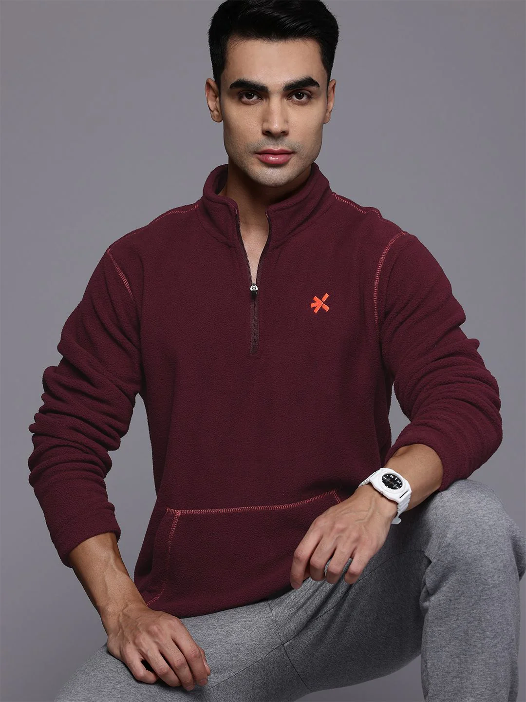 HRX by Hrithik Roshan Fleece Sweatshirt