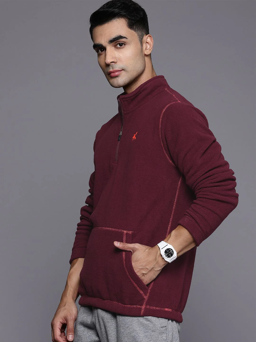 HRX by Hrithik Roshan Fleece Sweatshirt - Image 3