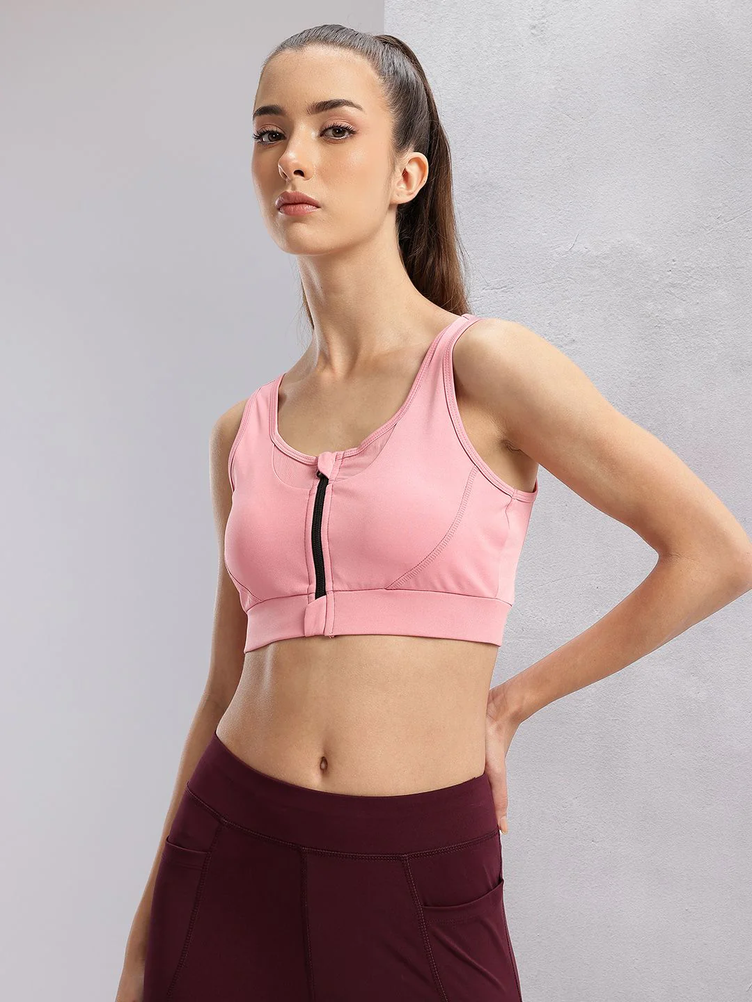 HRX by Hrithik Roshan Full Coverage Lightly Padded- Rapid-Dry Running Bra - Image 3