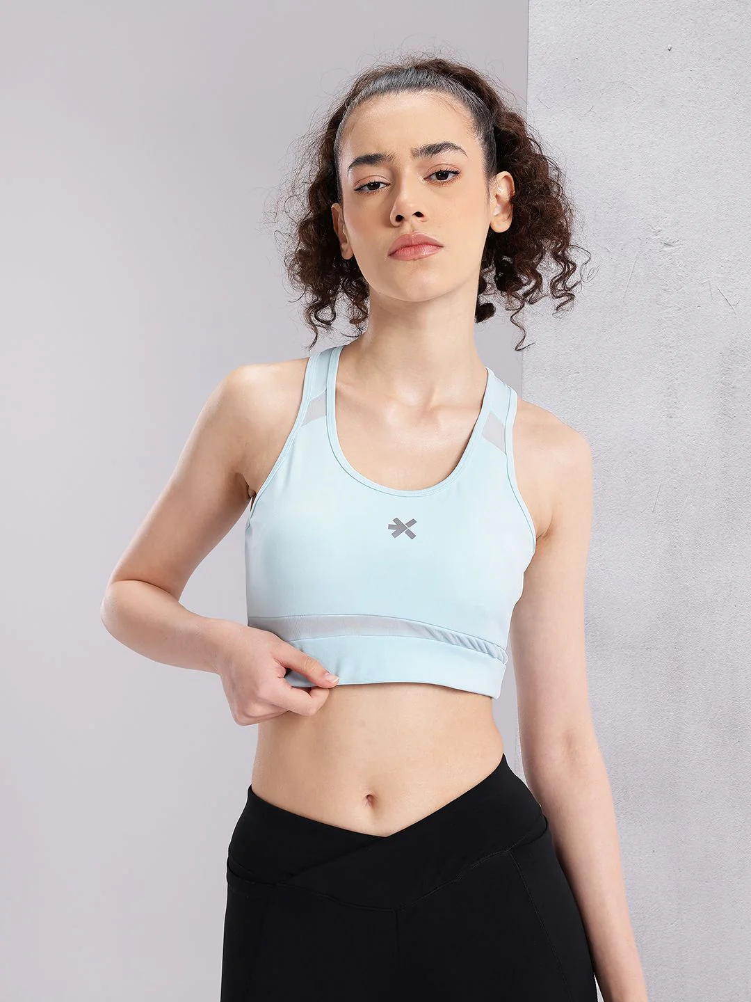 HRX by Hrithik Roshan Full Coverage Lightly Padded Rapid-Dry Running Bra KR4103_03_C - Image 3