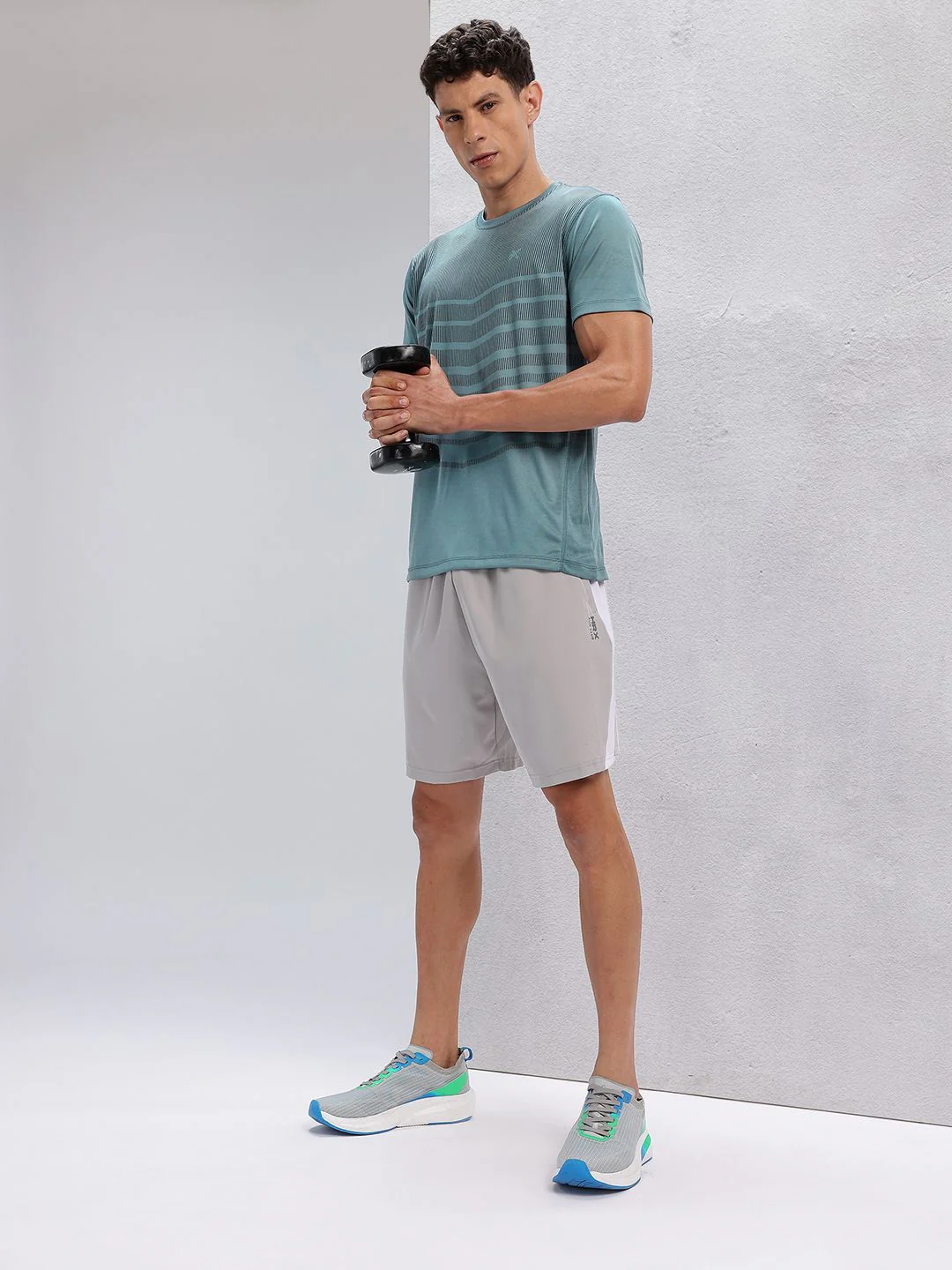 HRX by Hrithik Roshan Geometric Print Rapid-Dry Training T-shirt - Image 6