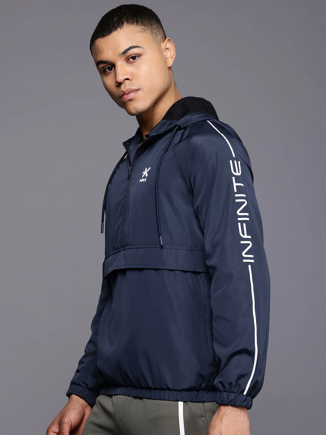 HRX by Hrithik Roshan Hooded Bomber Lifestyle Jacket - Image 3