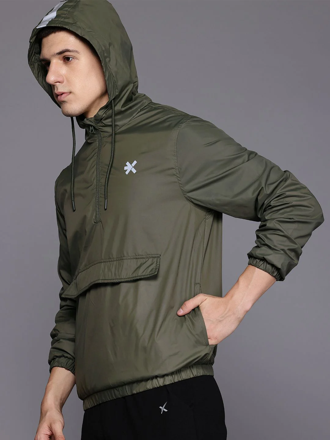 HRX by Hrithik Roshan Hooded Outdoor Jacket - Image 3