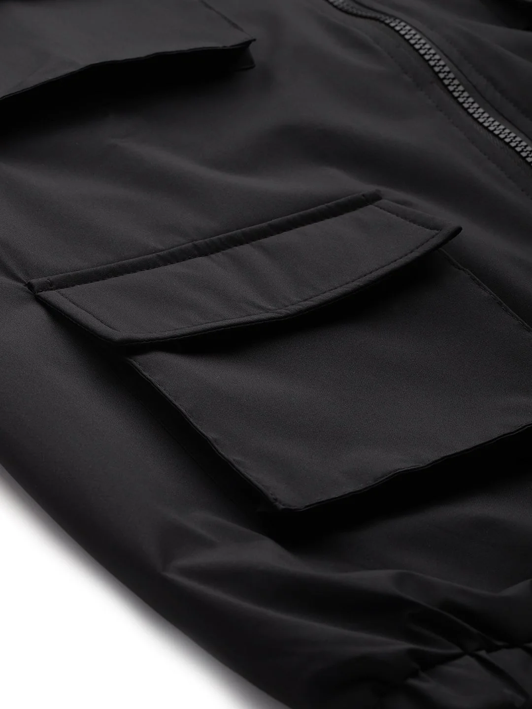 HRX by Hrithik Roshan Longline Cargo-Style Tailored Jacket - Image 6