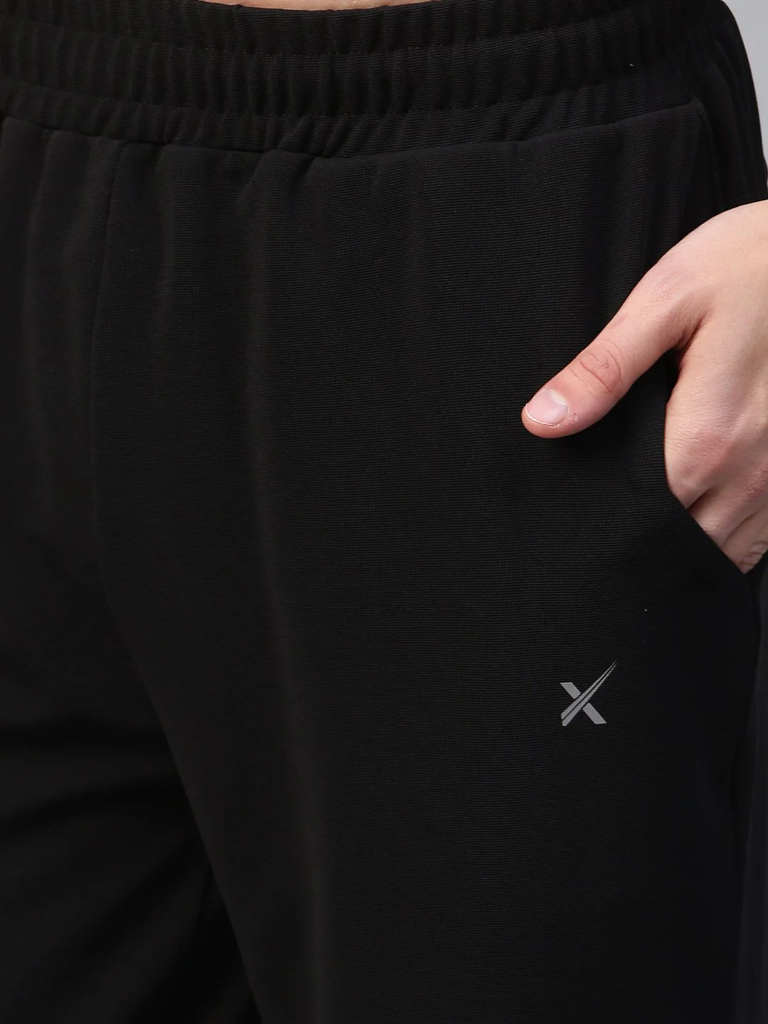 HRX by Hrithik Roshan Men Black Active Essential Track Pants - Image 4