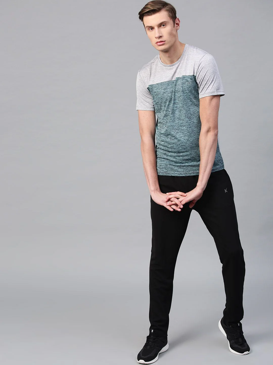 HRX by Hrithik Roshan Men Black Active Essential Track Pants - Image 5