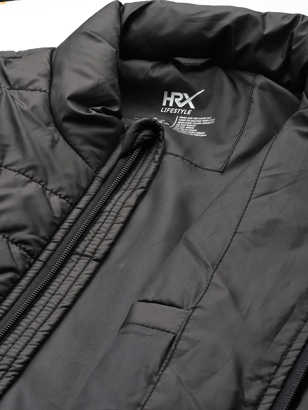 HRX by Hrithik Roshan Men Black Padded Jacket - Image 7
