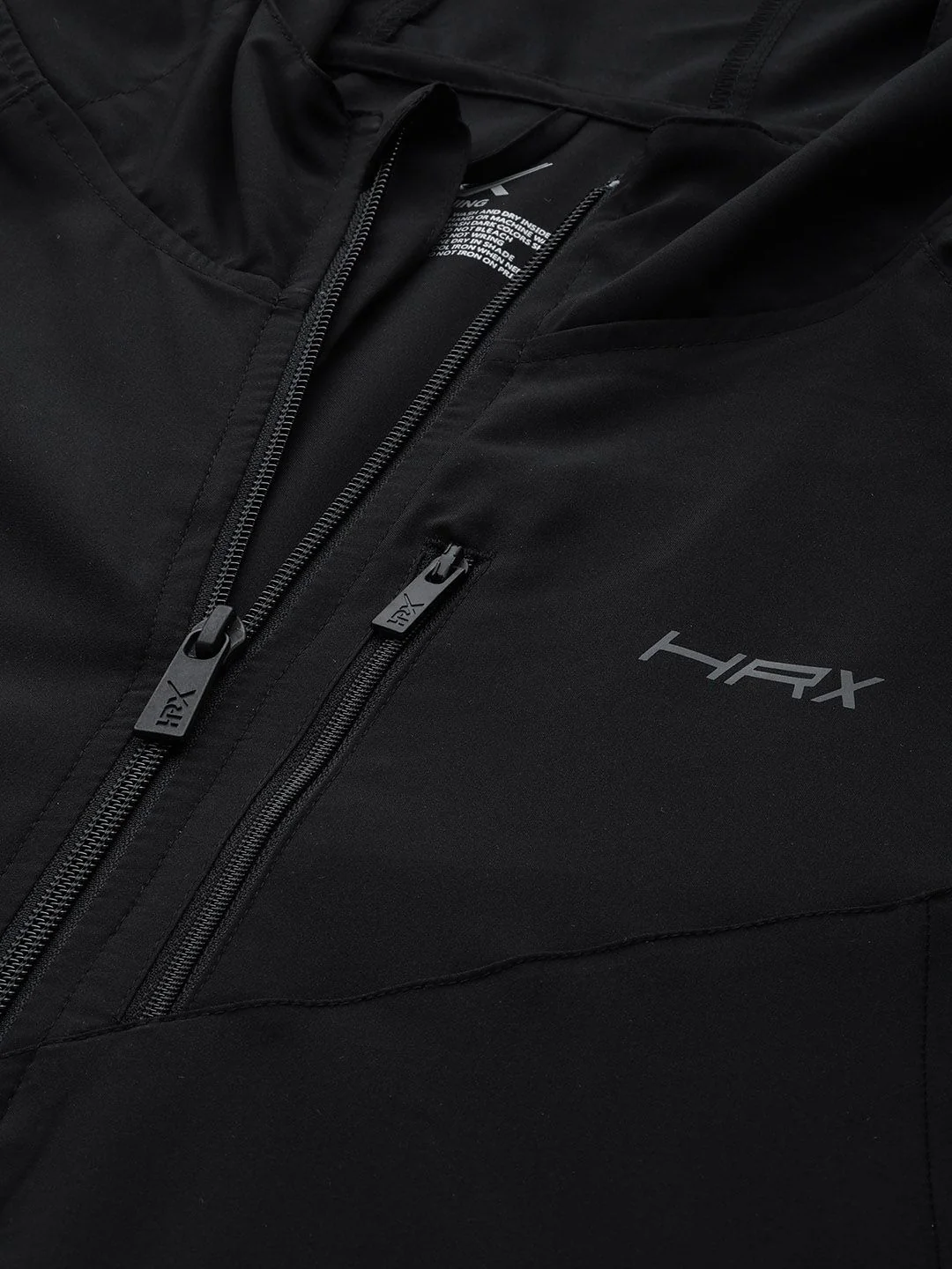 HRX by Hrithik Roshan Men Black Solid Rapid-Dry Running Sporty Jacket - Image 2