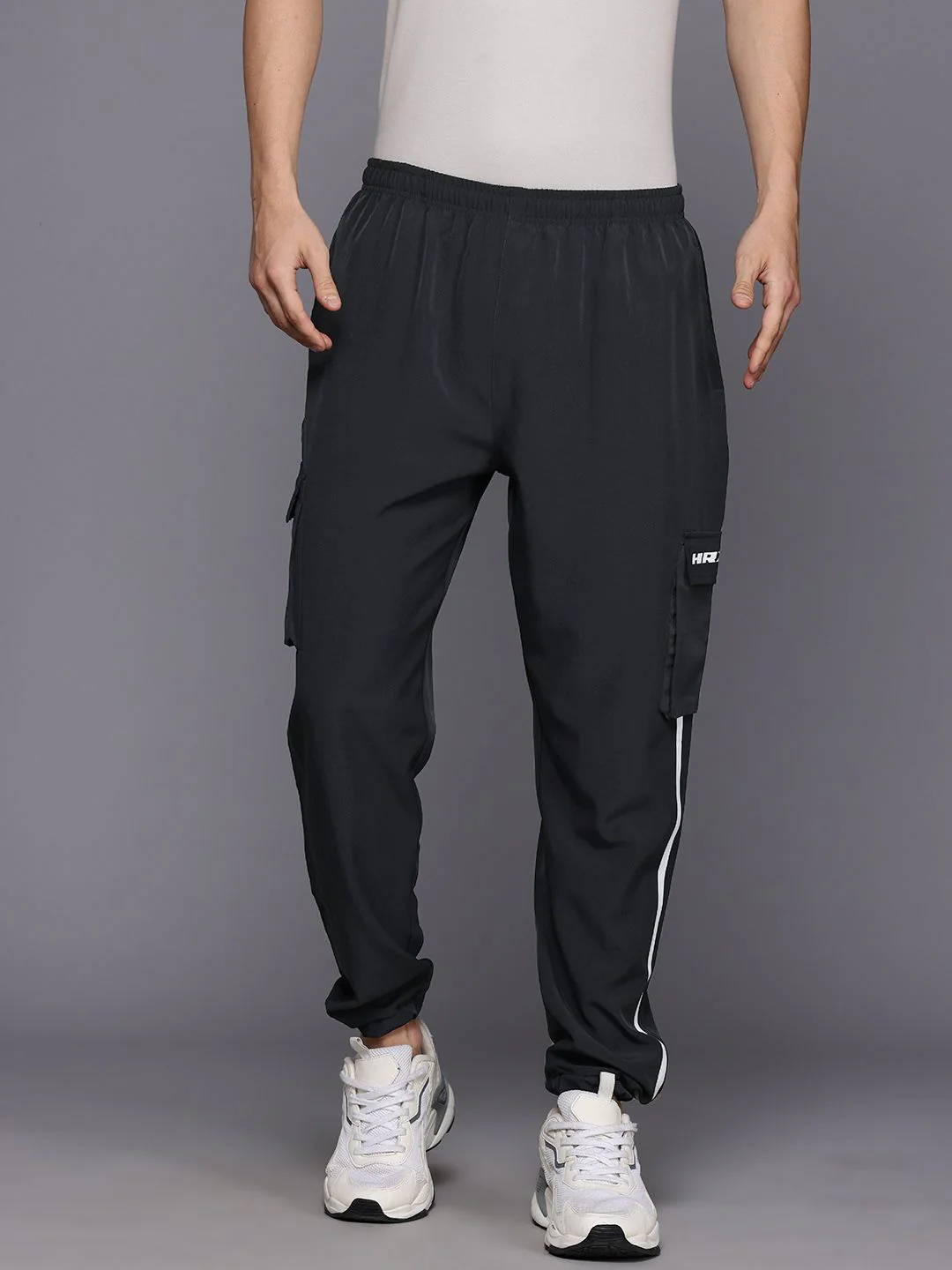 HRX by Hrithik Roshan Men Brand Logo Print Casual Joggers