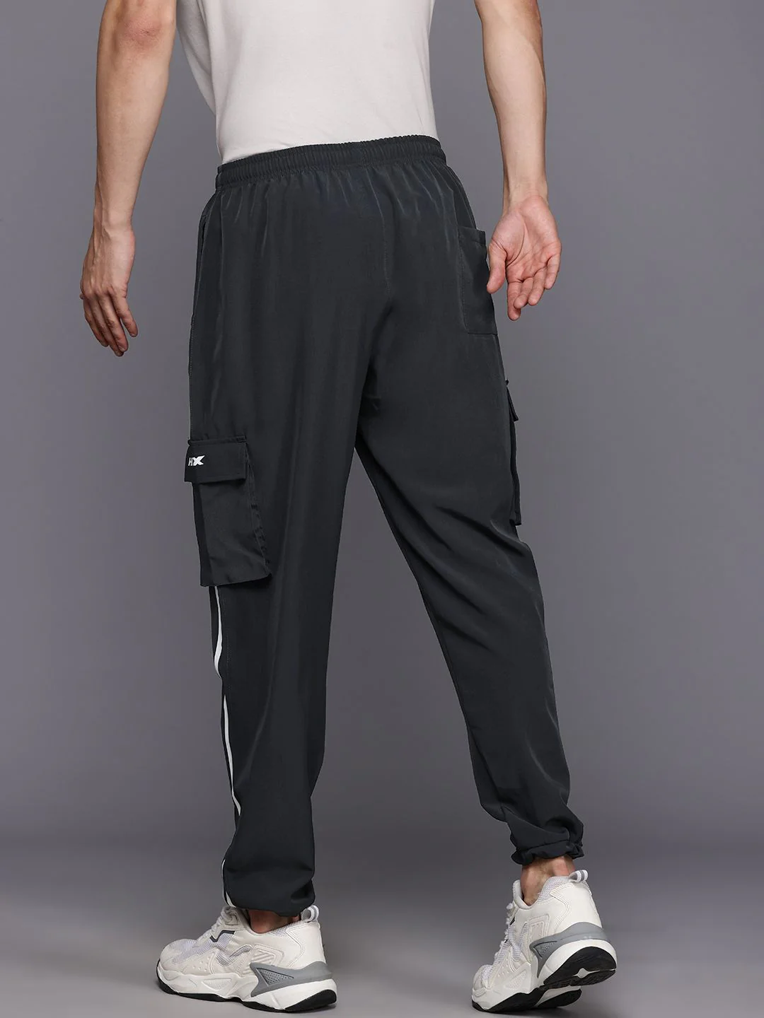 HRX by Hrithik Roshan Men Brand Logo Print Casual Joggers - Image 3