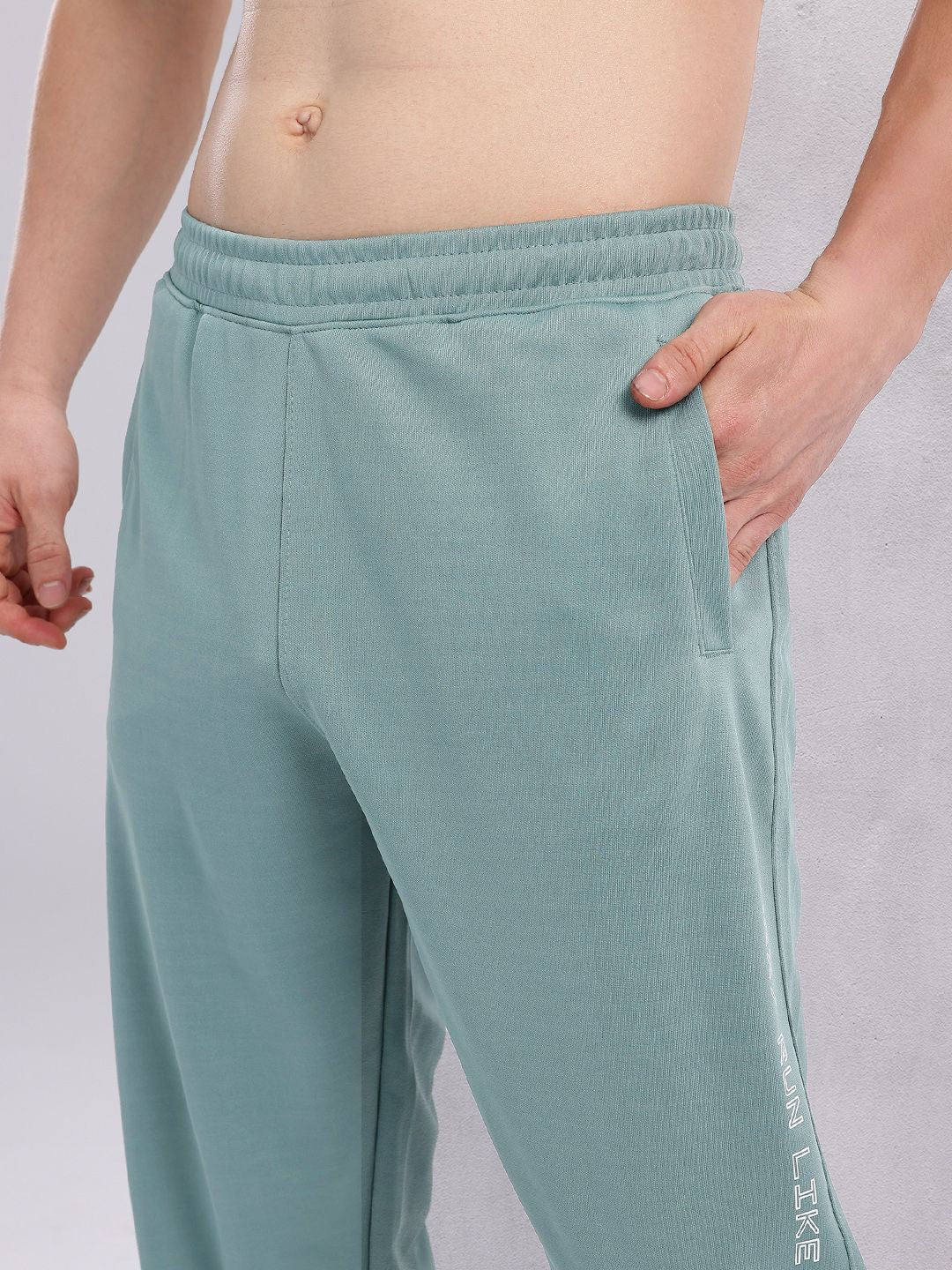 HRX by Hrithik Roshan Men Colourblocked Mid-Rise Rapid-Dry Running Track Pants - Image 6