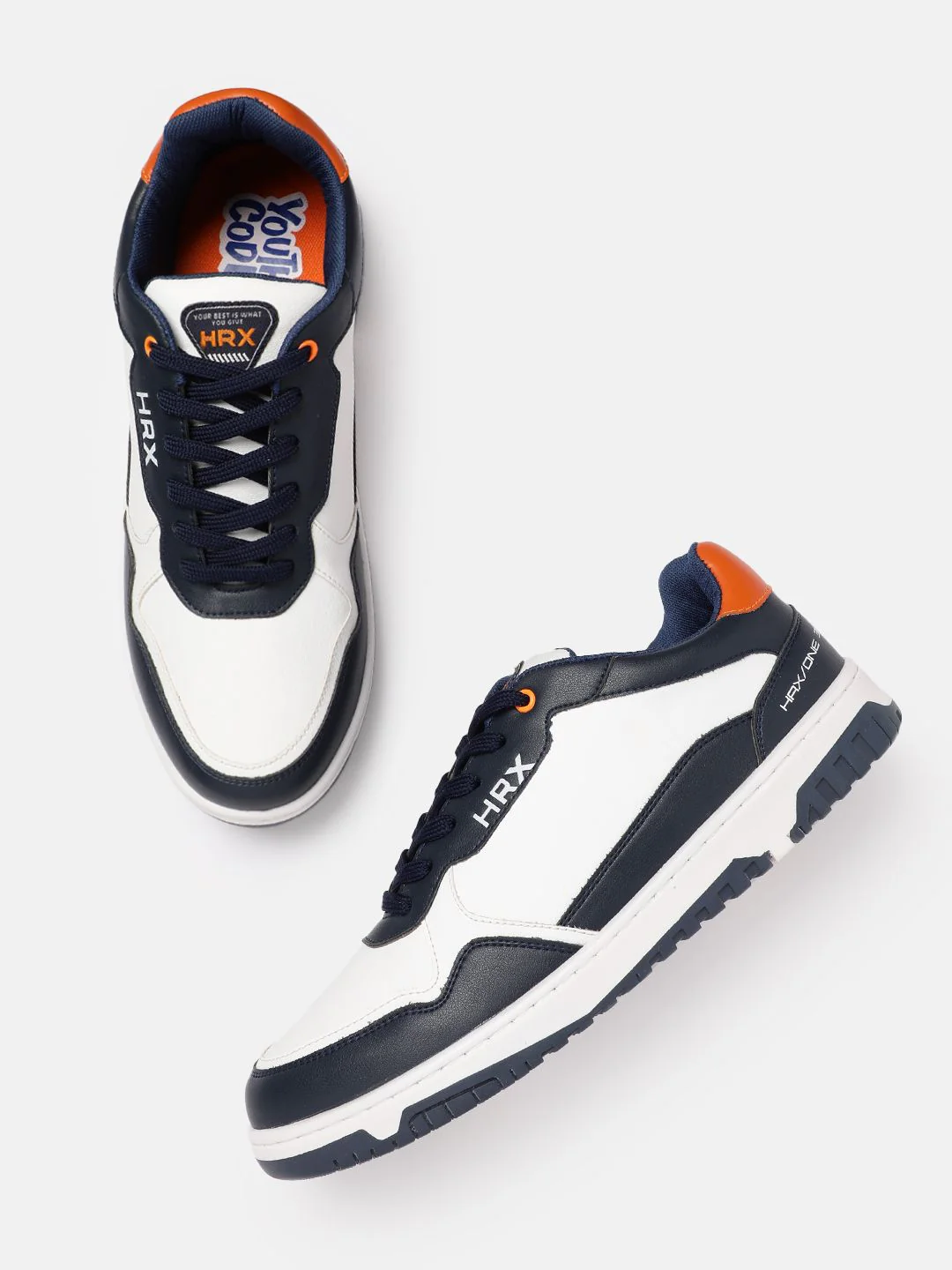 HRX by Hrithik Roshan Men Colourblocked Sneakers - Image 2