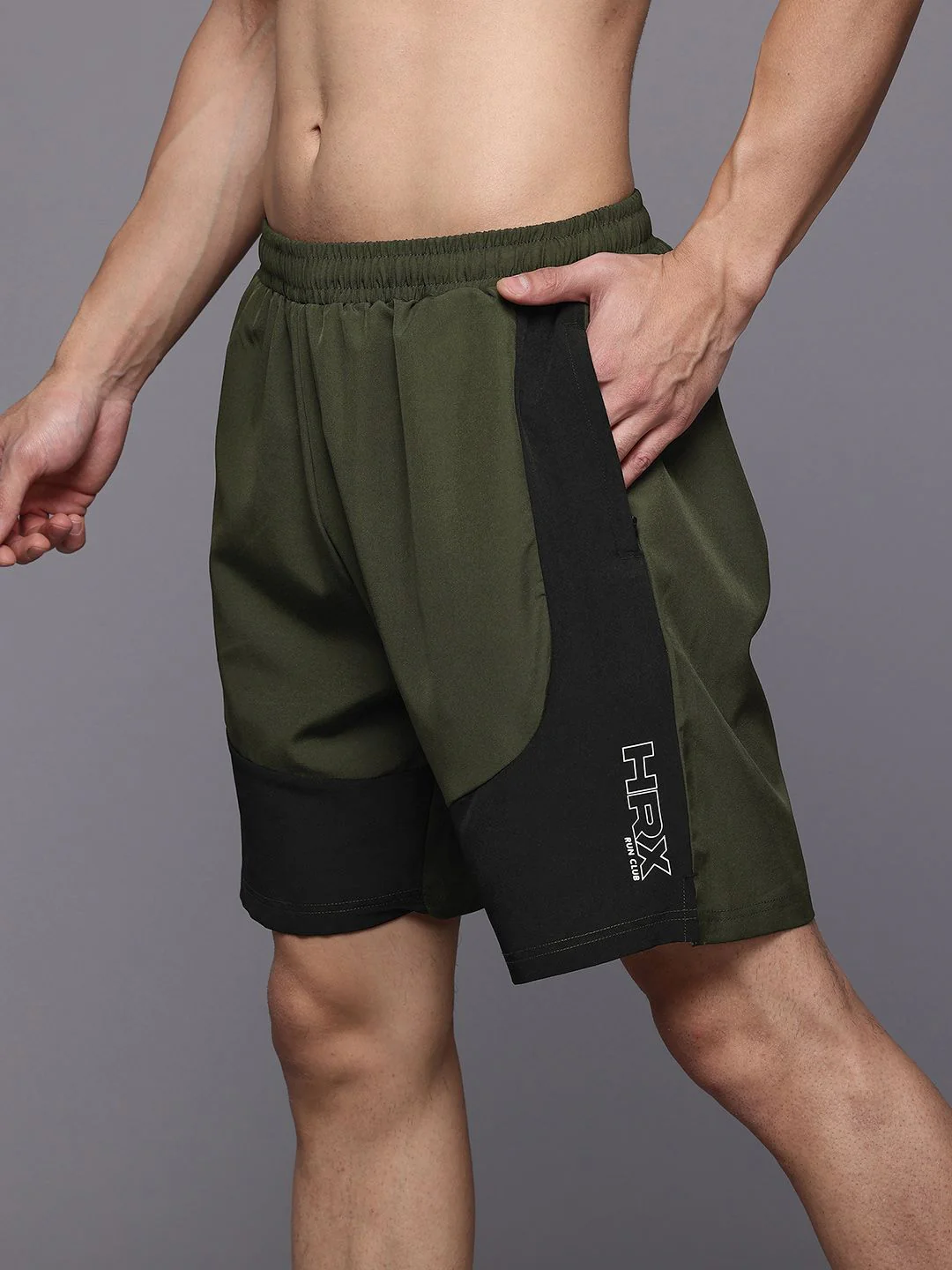 HRX by Hrithik Roshan Men Colourblocked Sports Shorts