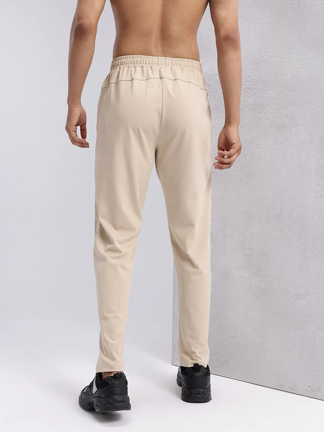 HRX by Hrithik Roshan Men Graphic Printed Rapid-Dry Mid-Rise Training Track Pants - Image 5