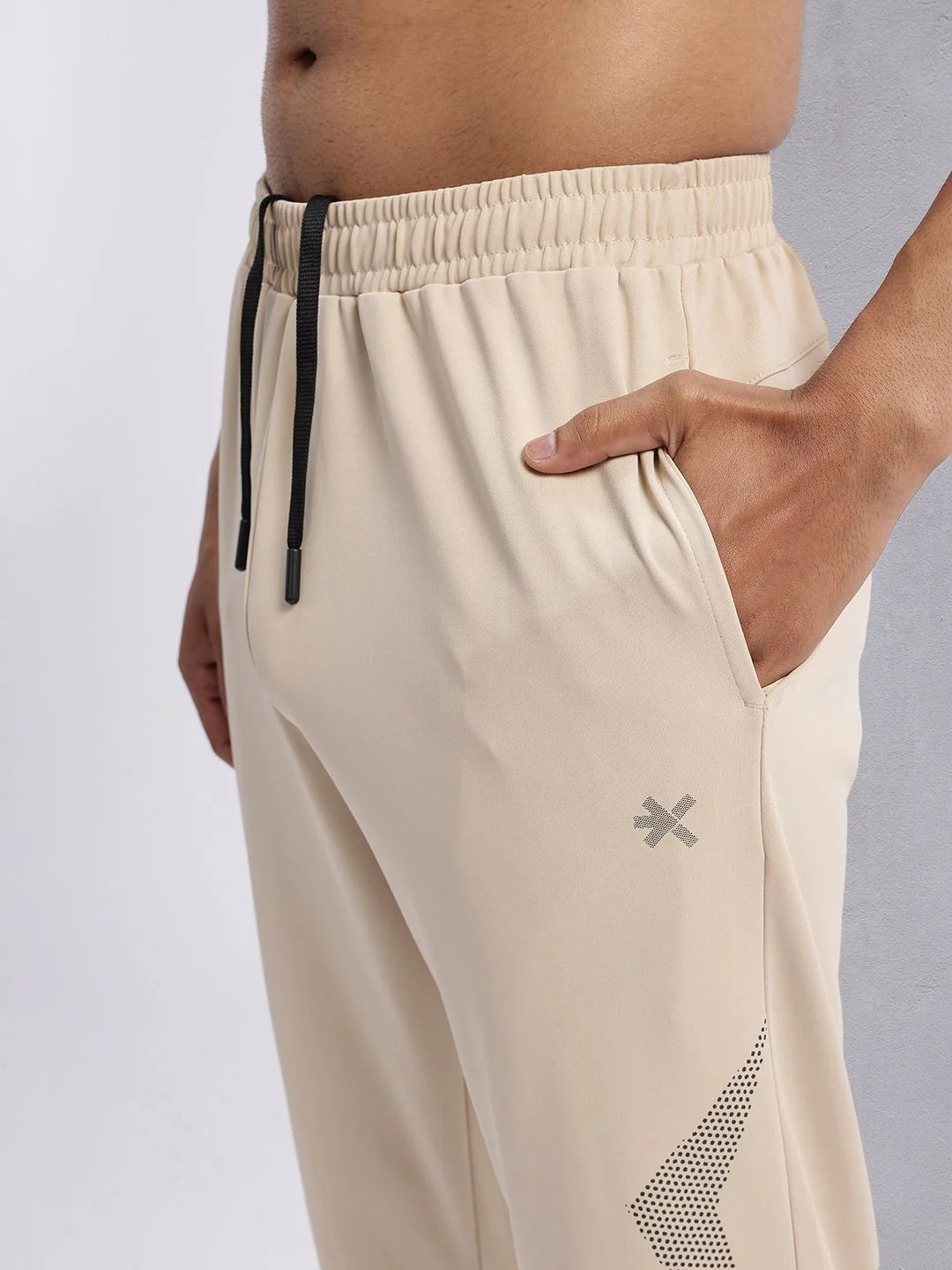 HRX by Hrithik Roshan Men Graphic Printed Rapid-Dry Mid-Rise Training Track Pants - Image 6