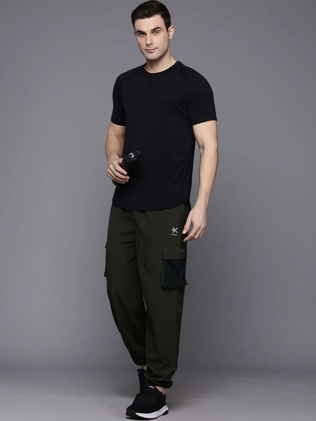 HRX by Hrithik Roshan Men Lifestyle Cargo-Style Joggers - Image 5