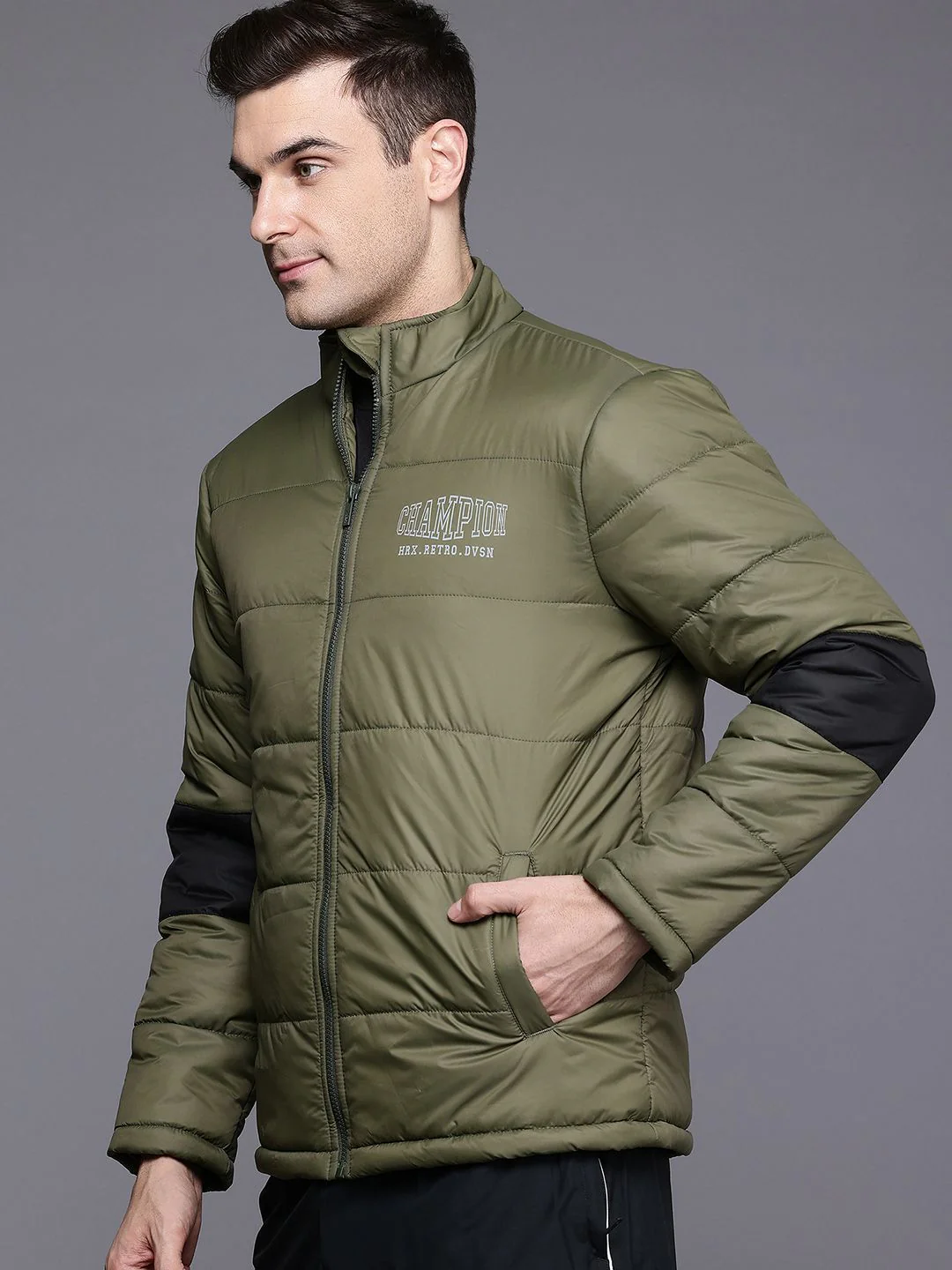 HRX by Hrithik Roshan Men Lifestyle Padded Jacket - Image 3