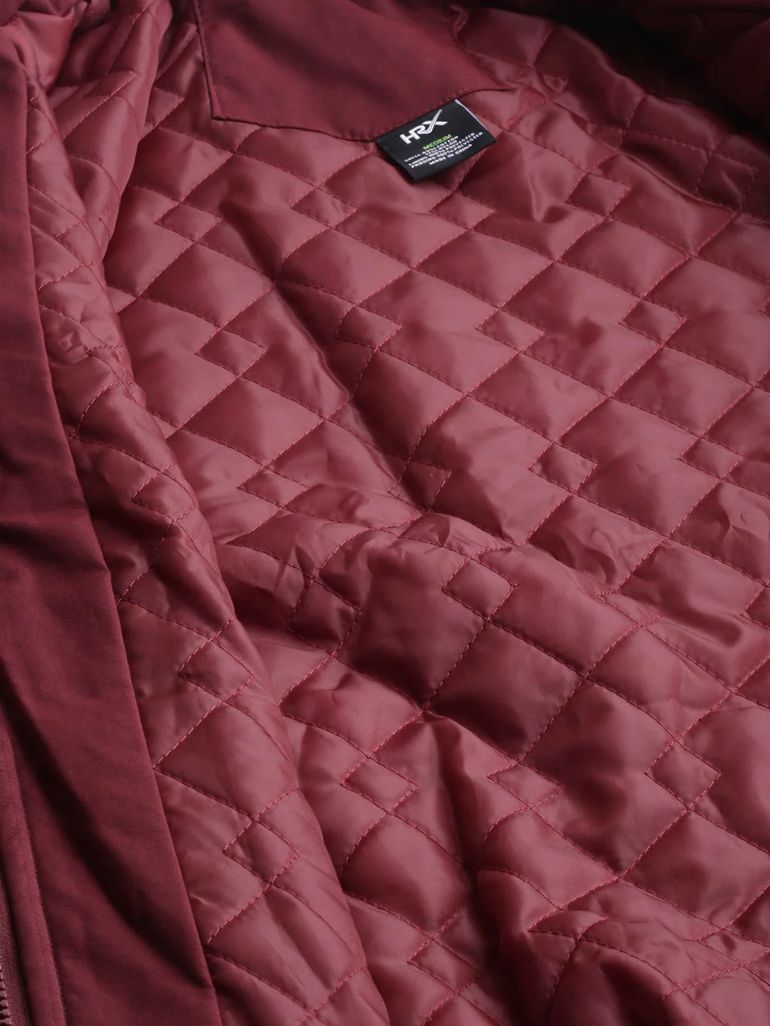 HRX by Hrithik Roshan Men Maroon Solid Active Bomber Jacket - Image 7