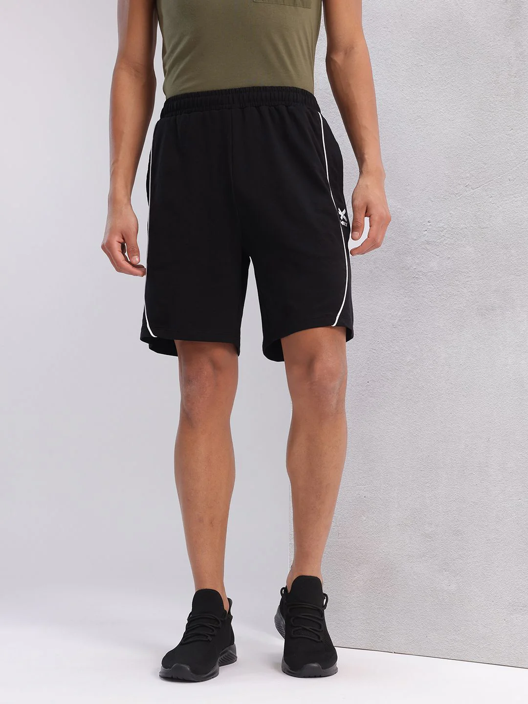 HRX by Hrithik Roshan Men Mid-Rise Regular Fit Lifestyle Shorts - Image 2