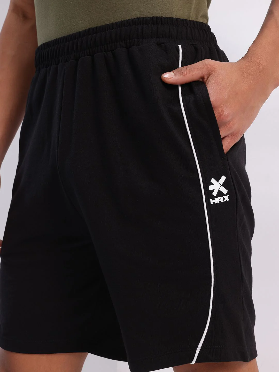 HRX by Hrithik Roshan Men Mid-Rise Regular Fit Lifestyle Shorts - Image 6