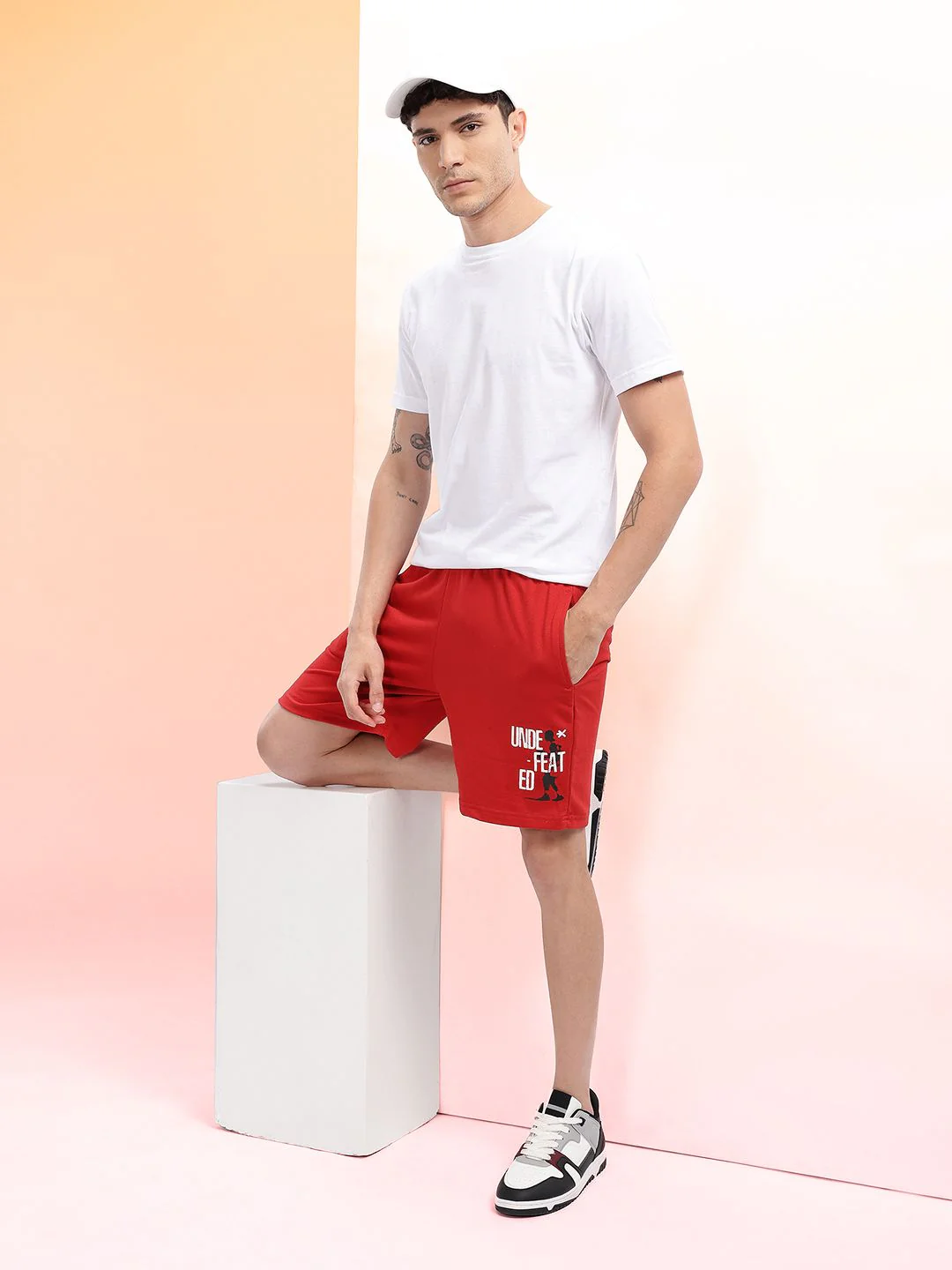 HRX by Hrithik Roshan Men Printed Regular Fit Lifestyle Shorts - Image 4