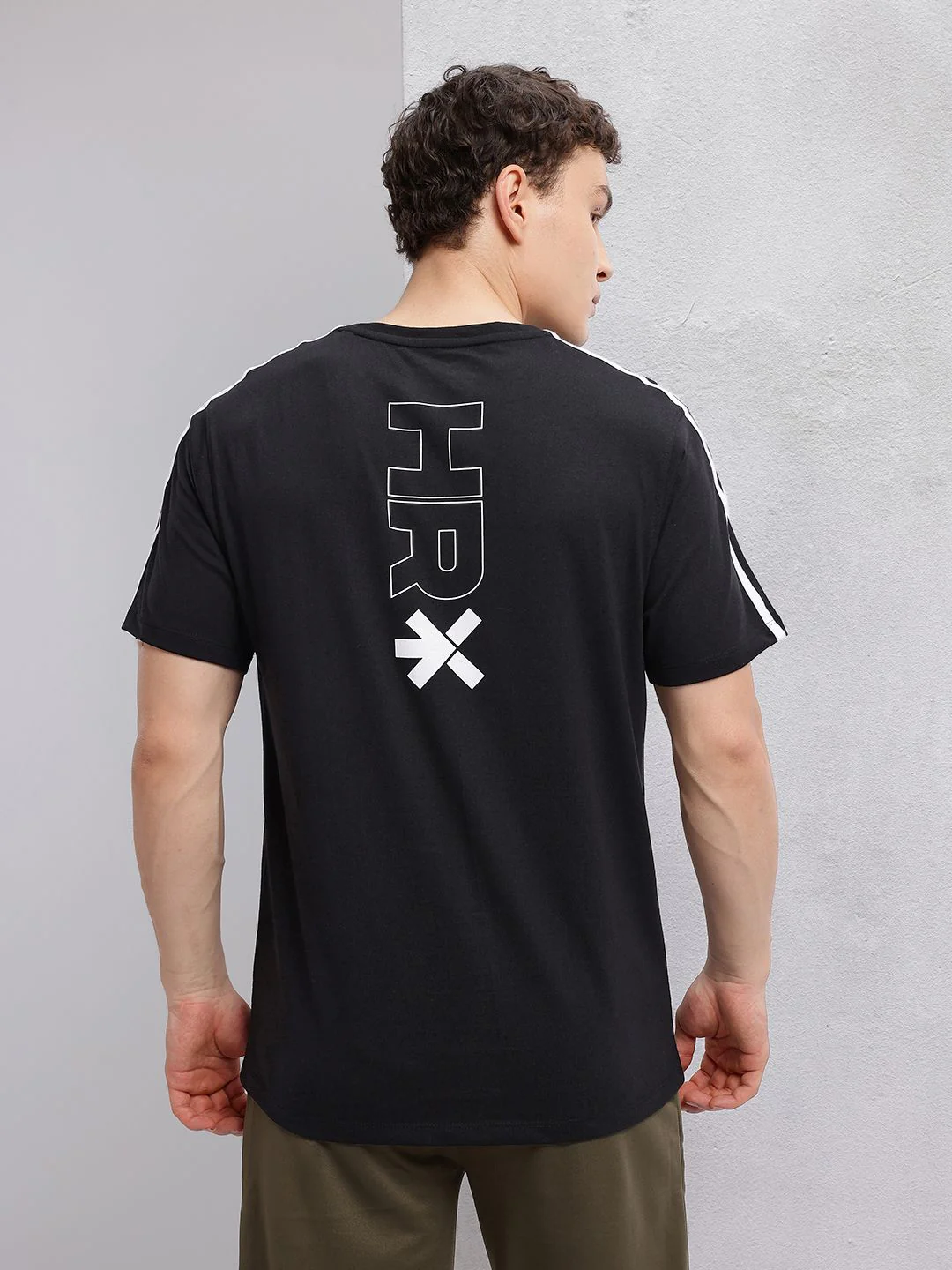 HRX by Hrithik Roshan Men Printed Training T-shirt - Image 4