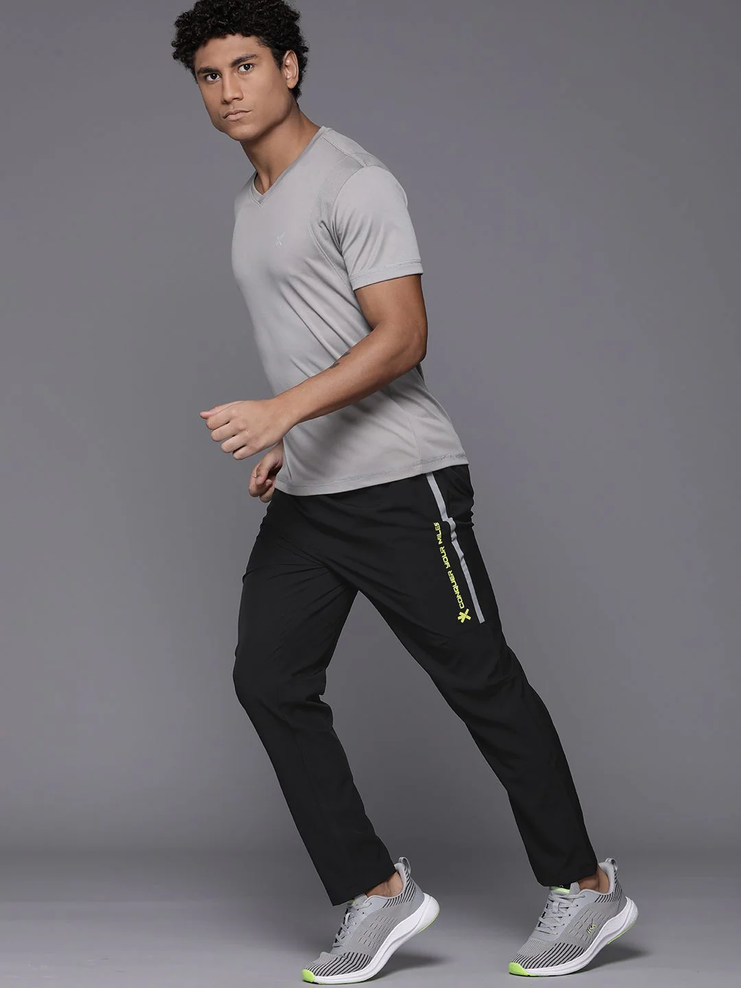 HRX by Hrithik Roshan Men Rapid-Dry Running Track Pants - Image 5