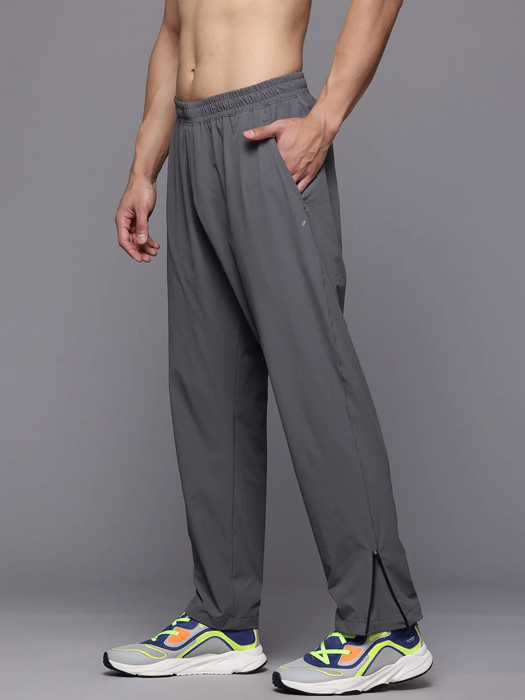 HRX by Hrithik Roshan Men Rapid-Dry Running Track Pants - Image 2