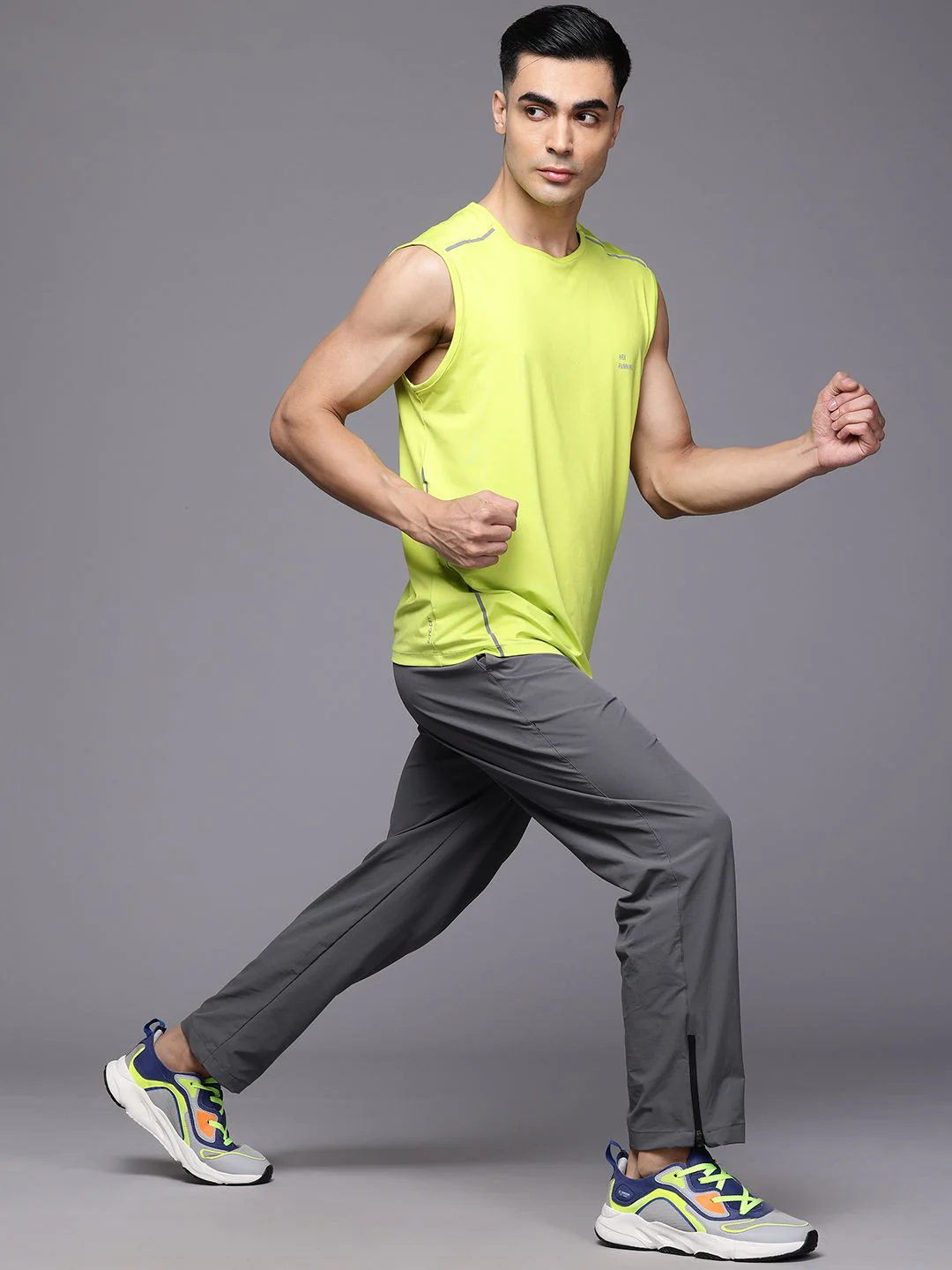 HRX by Hrithik Roshan Men Rapid-Dry Running Track Pants - Image 5