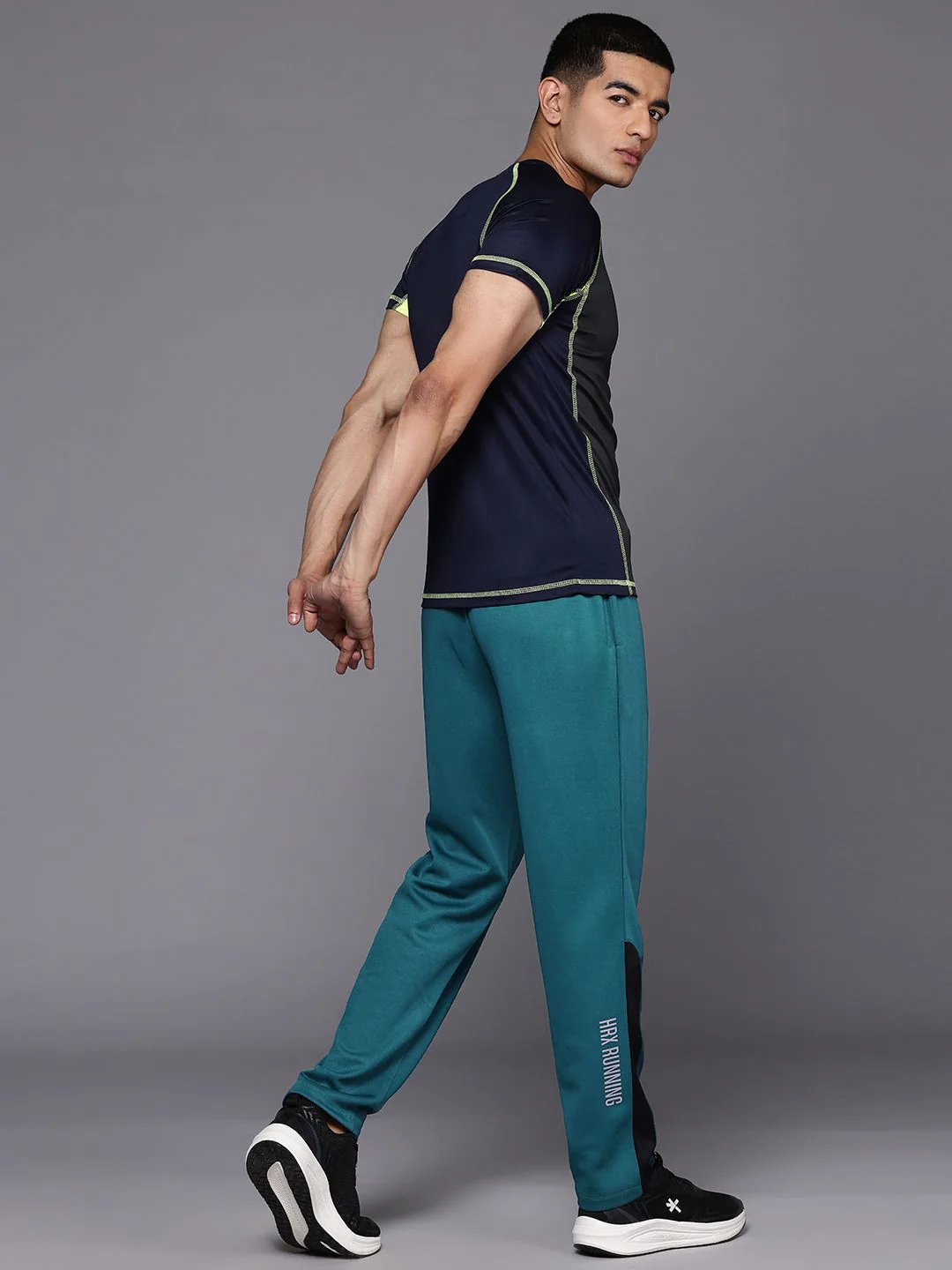 HRX by Hrithik Roshan Men Rapid-Dry Running Track Pants - Image 5