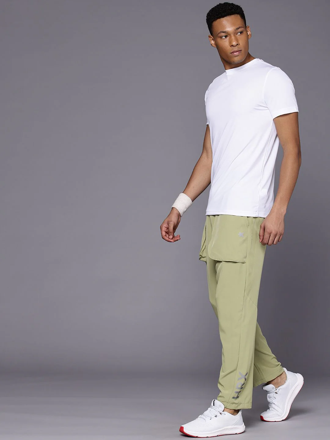 HRX by Hrithik Roshan Men Rapid-Dry Running Track Pants - Image 5