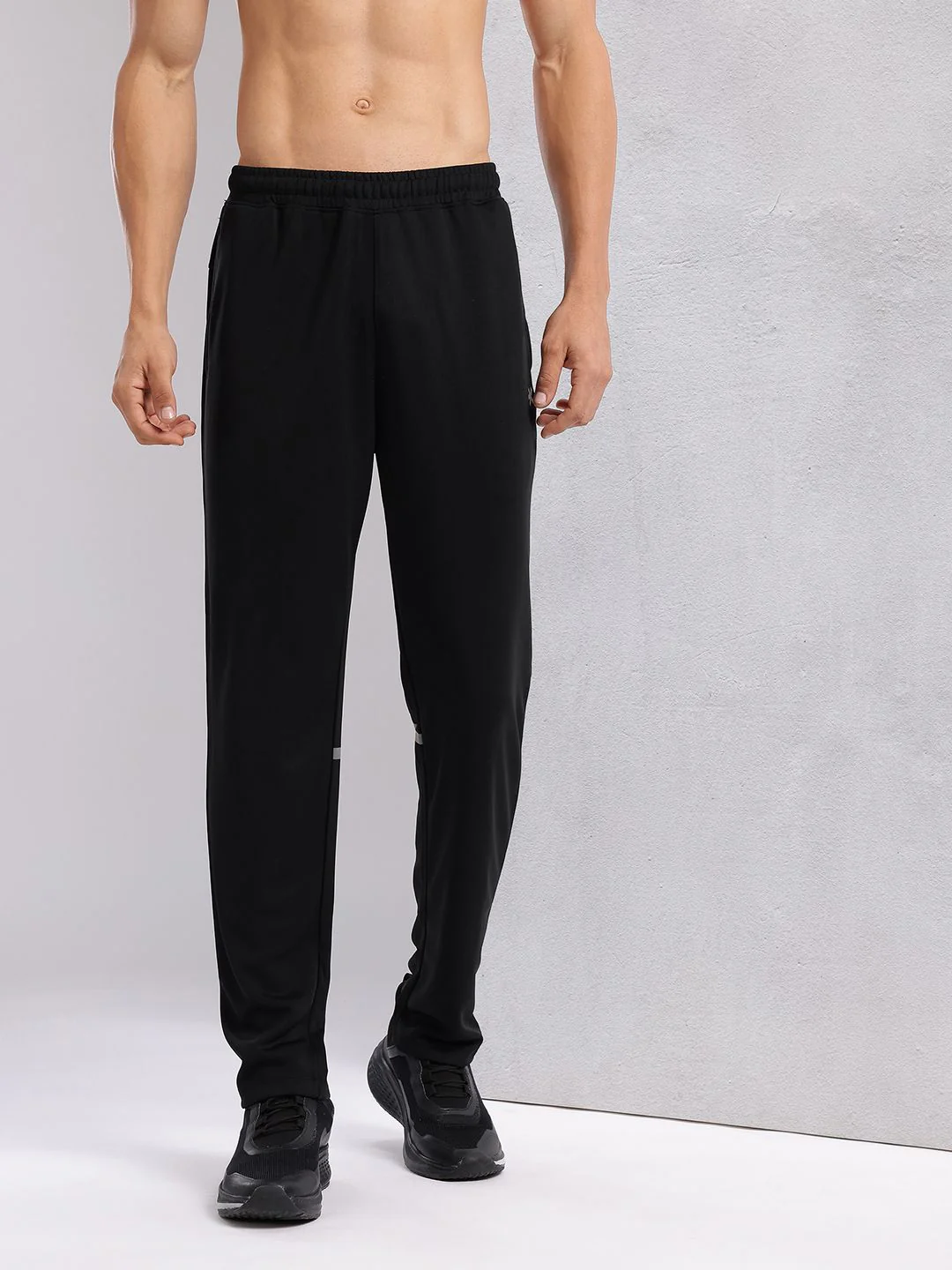 HRX by Hrithik Roshan Men Rapid-Dry Running Track Pants with Reflective Elements - Image 2