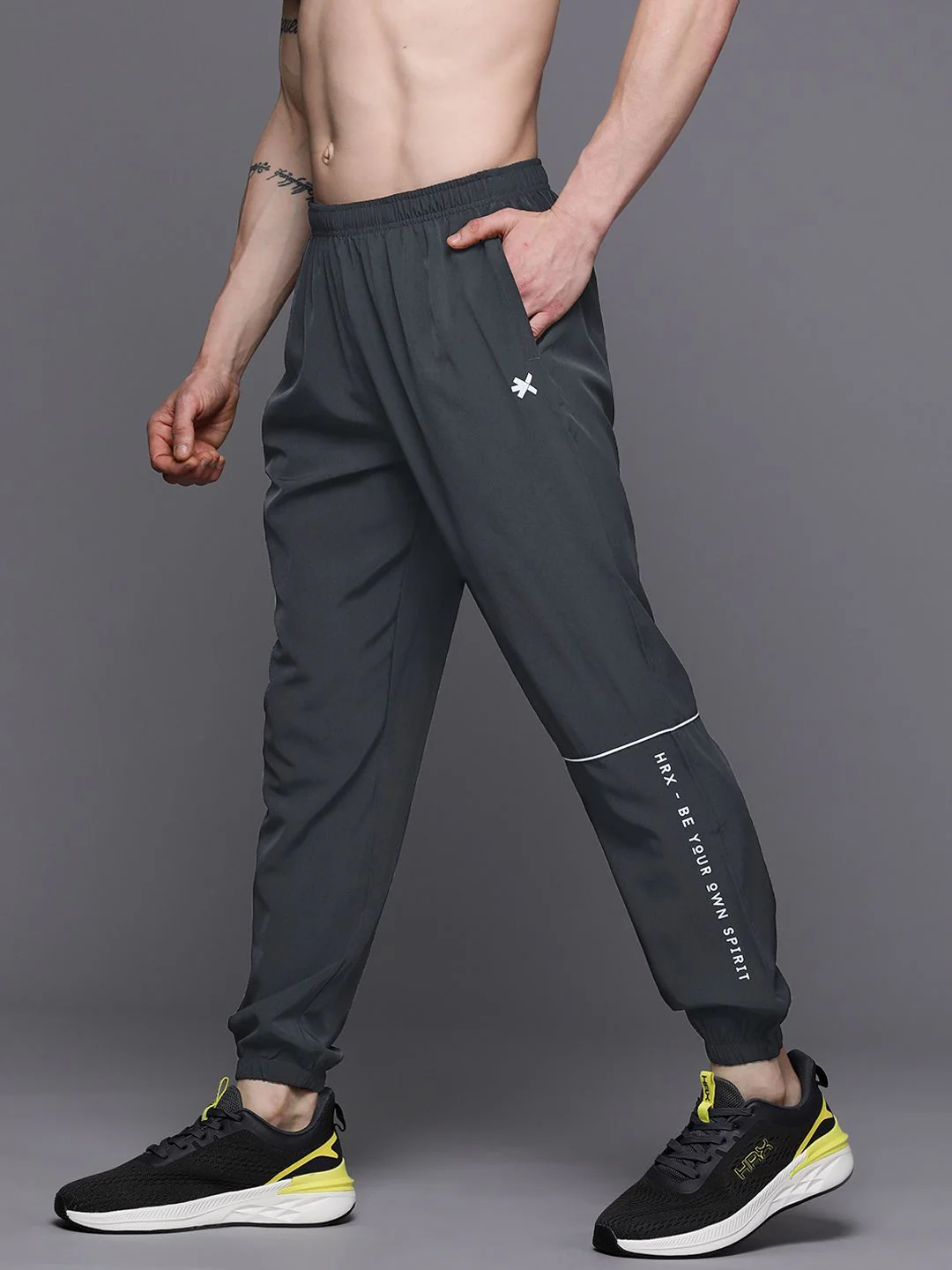 HRX by Hrithik Roshan Men Rapid-Dry Training Joggers - Image 2