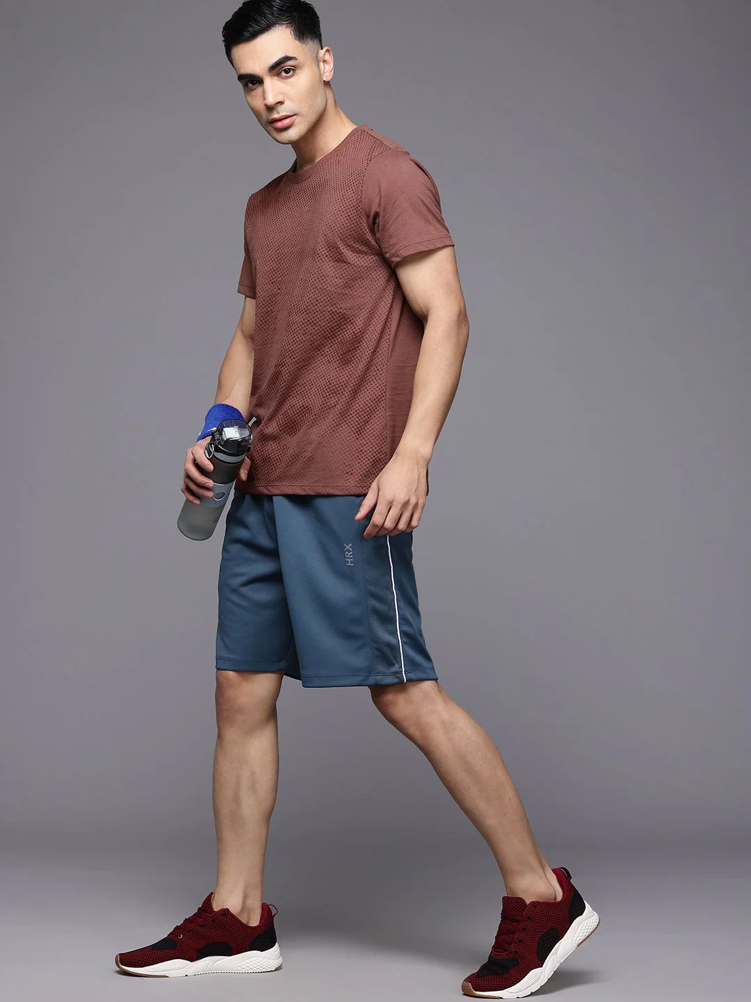 HRX by Hrithik Roshan Men Rapid-Dry Training Shorts - Image 5