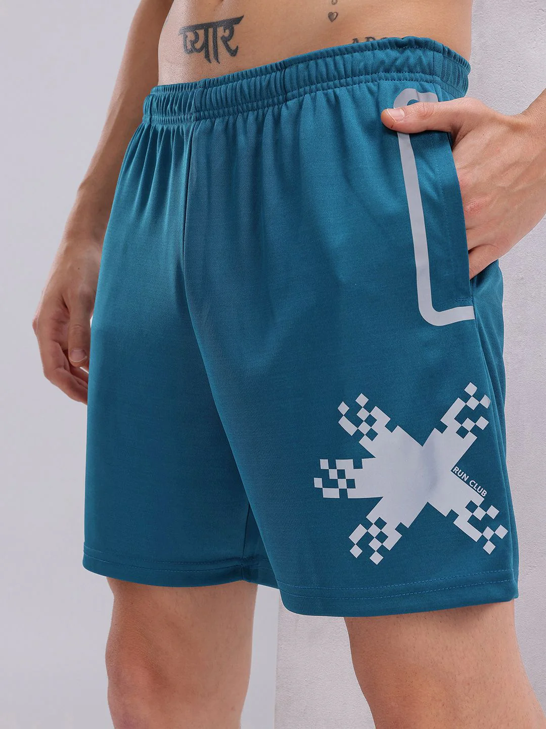 HRX by Hrithik Roshan Men Reflective Logo Printed Rapid-Dry Running Shorts - Image 6