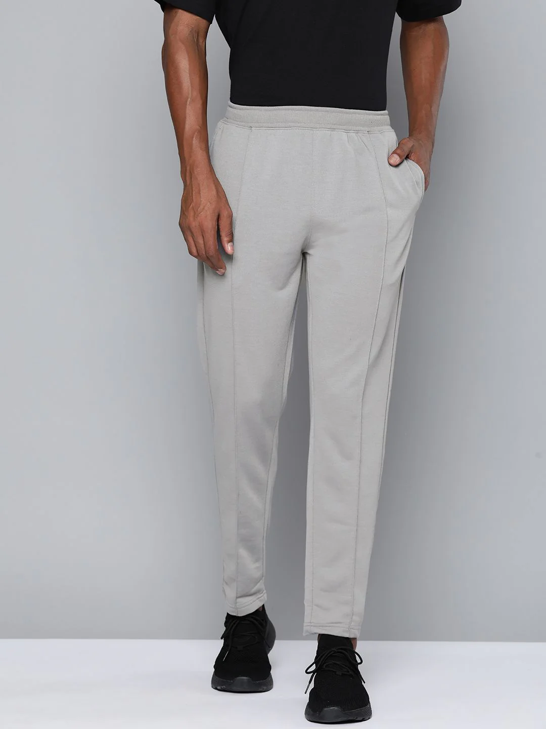 HRX by Hrithik Roshan Men Regular Fit Lifestyle Track Pants - Image 2