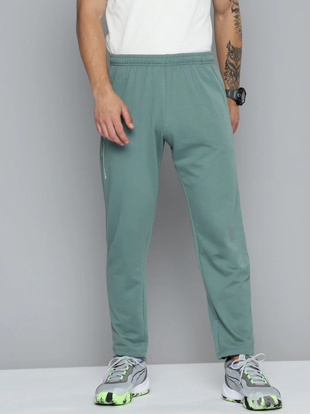HRX by Hrithik Roshan Men Solid Track Pants - Image 2