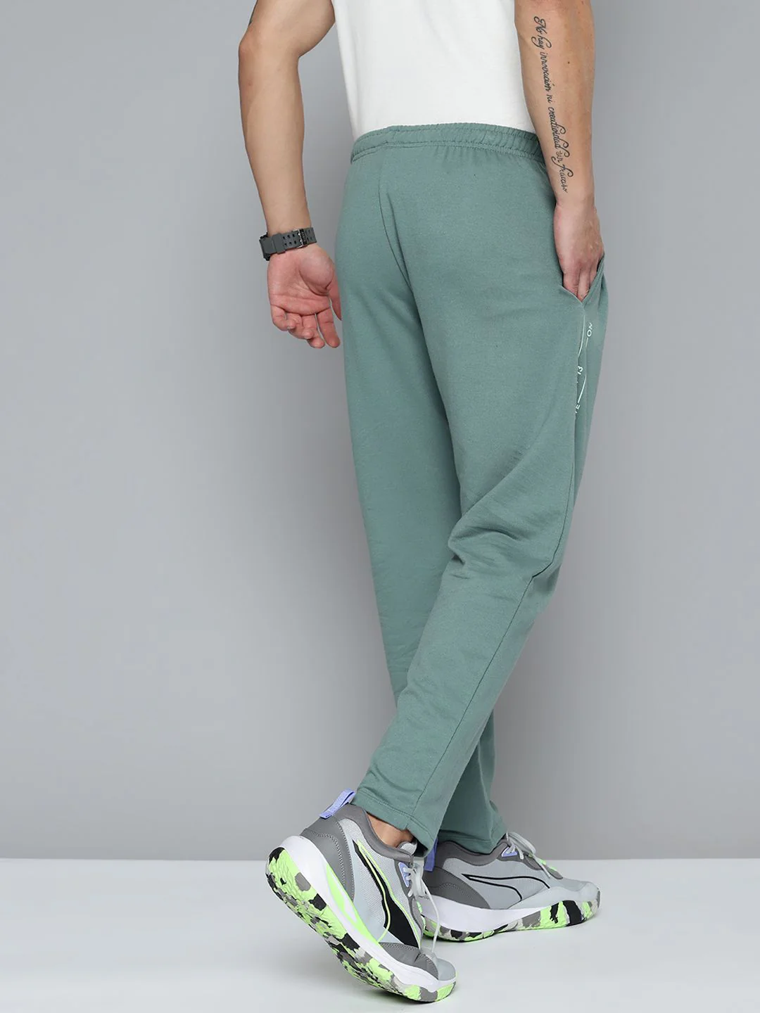 HRX by Hrithik Roshan Men Solid Track Pants - Image 3